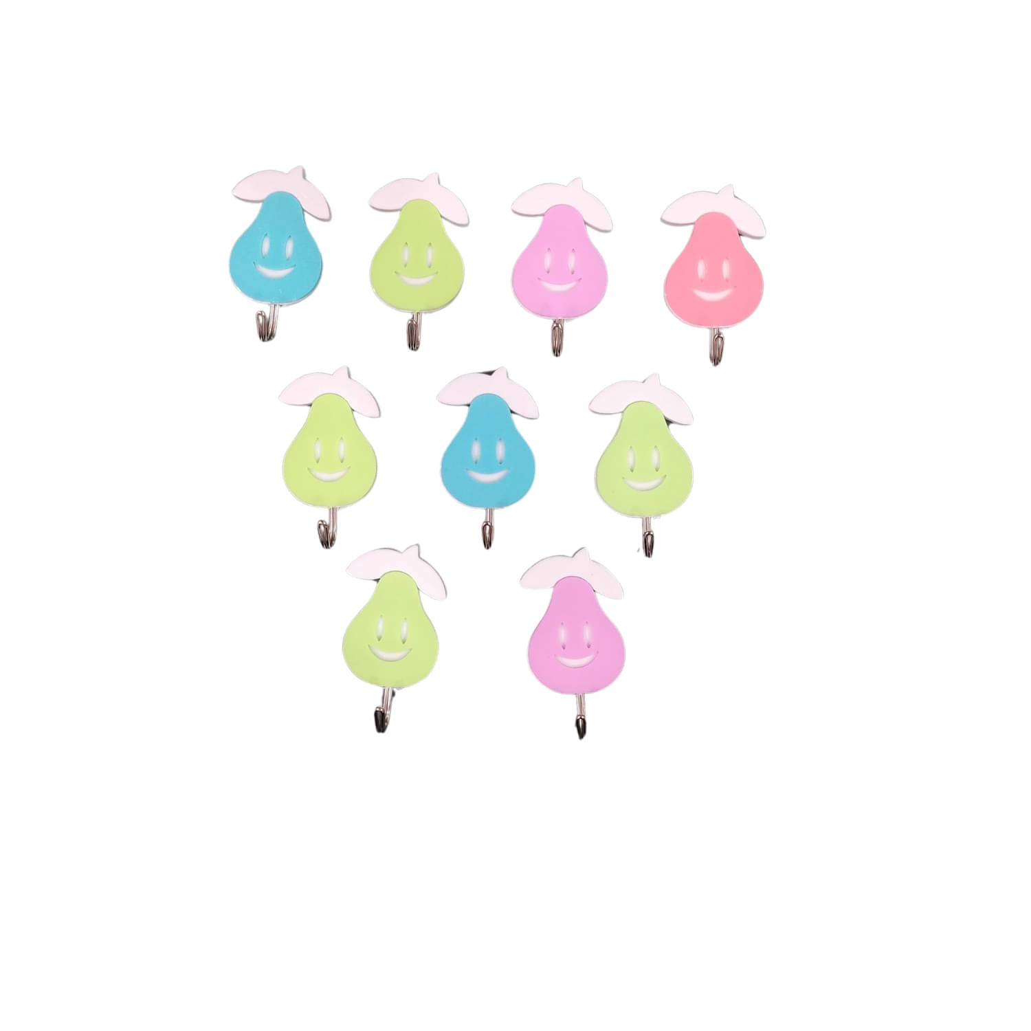     			mahek accessories Set of 9 Plastic Hooks