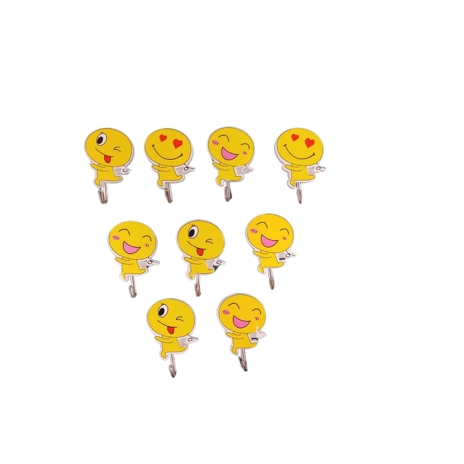     			mahek accessories Set of 9 Plastic Hooks