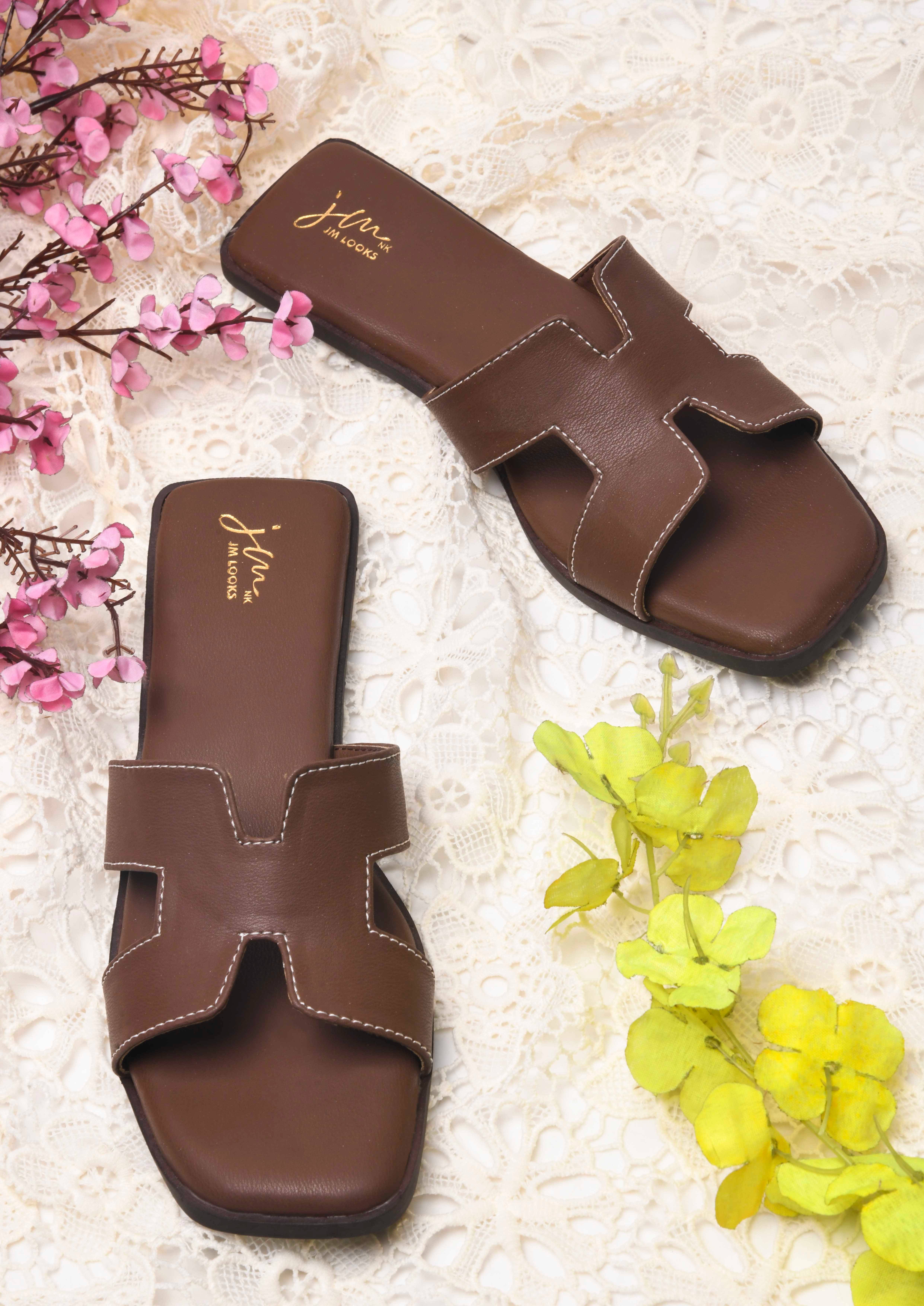 JM Looks Brown Women's Flats JM Looks Brown Women's Flats