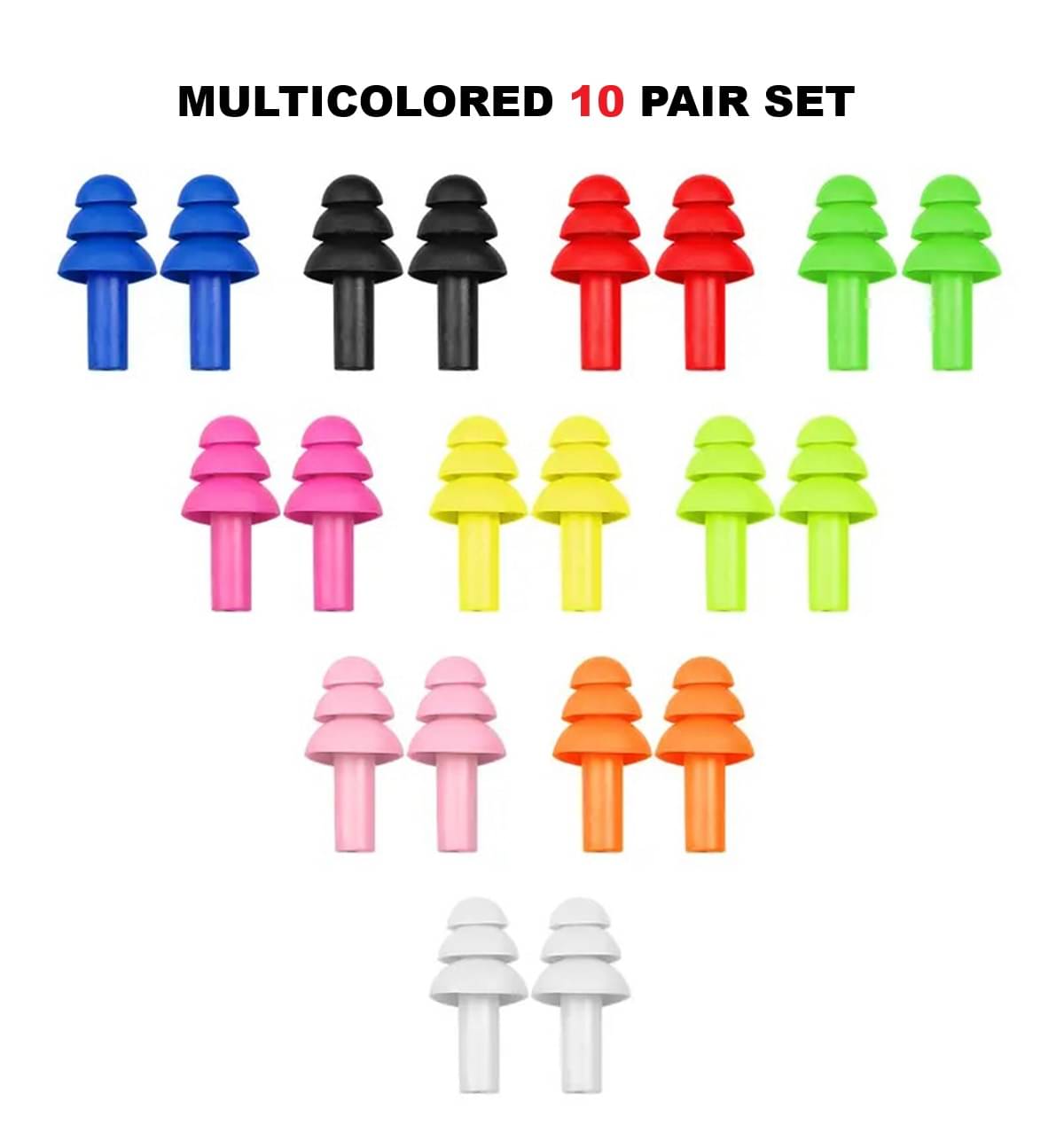     			Lenon Silicone Anti Noise Multi Color Ear Plug