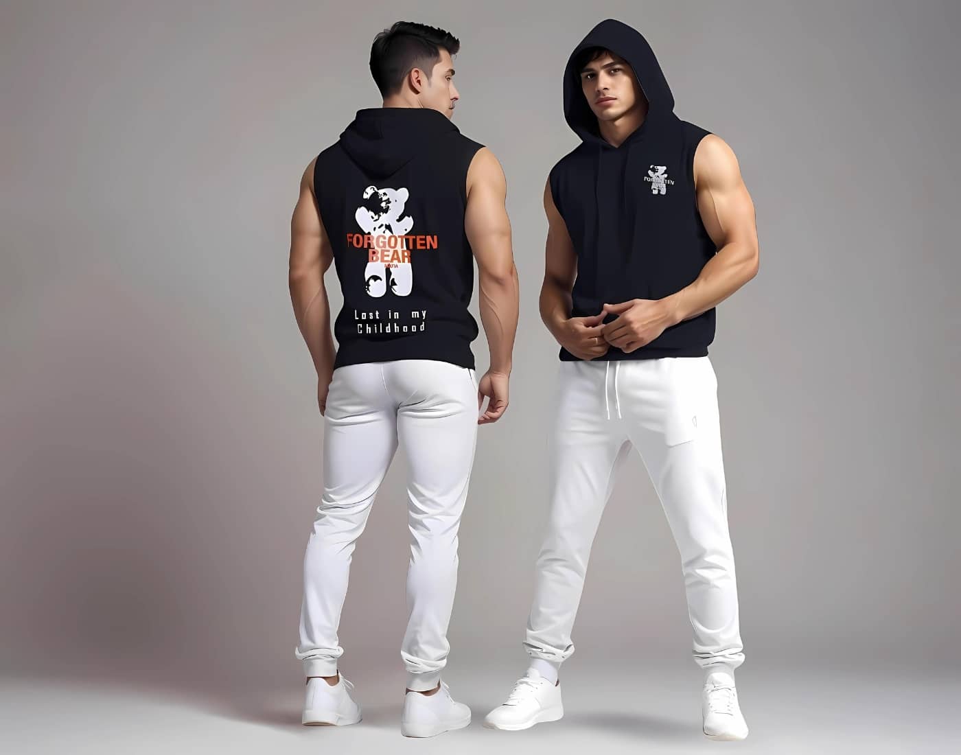 Looks United Pack of 1 Polyester Gym Vest For Men ( Black ) - Nightwear & Loungewear | Buy online on ZillyBuy