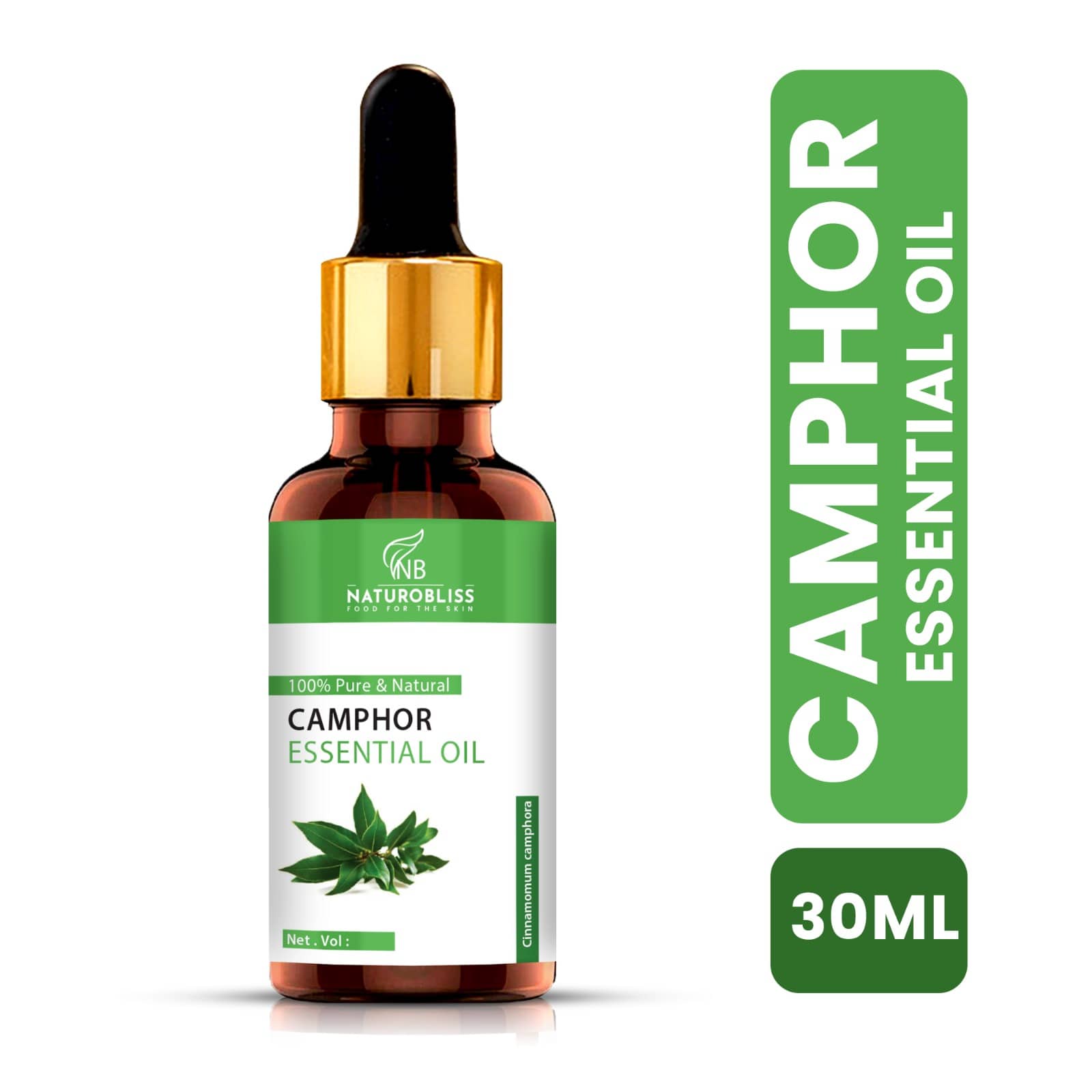 NaturoBliss Camphor Essential Oil With Dropper 30 mL ( Pack of 1 )