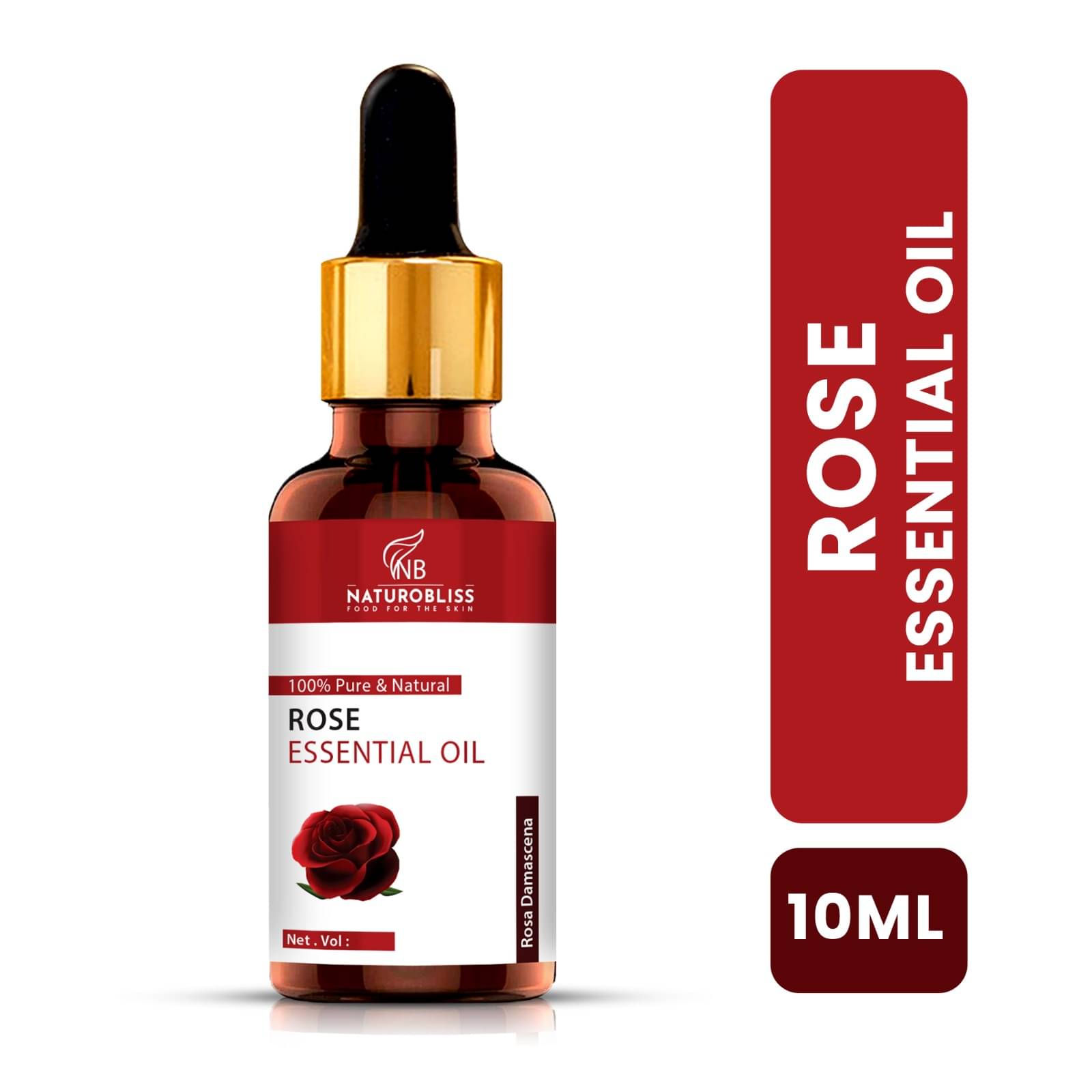 NaturoBliss Rose Essential Oil With Dropper 10 mL ( Pack of 1 ) NaturoBliss Rose Essential Oil With Dropper 10 mL ( Pack of 1 )