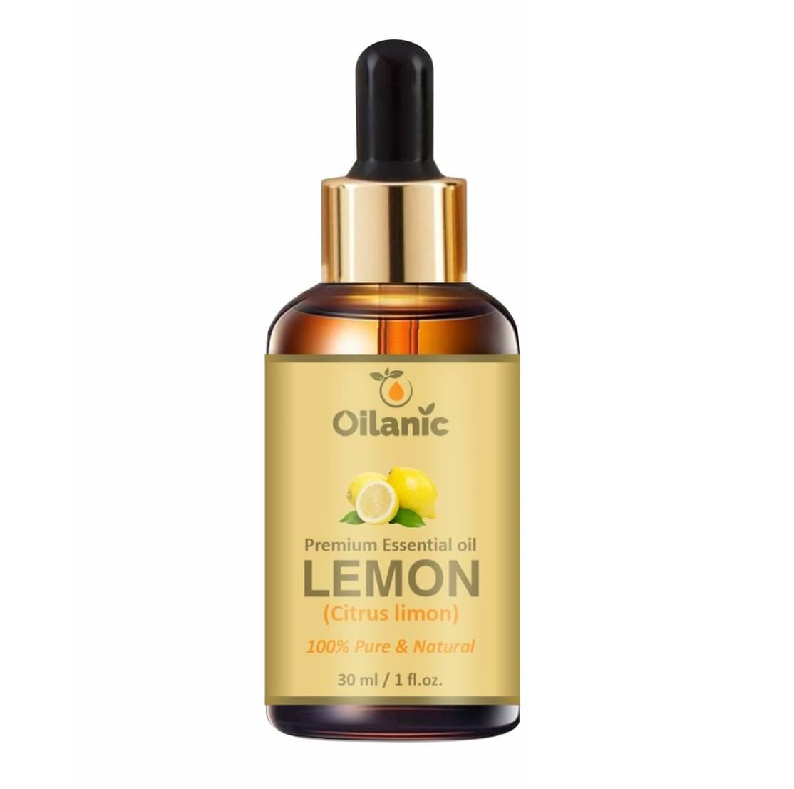     			Oilanic Lemon Detoxifying Essential Oil Green With Dropper 30 mL ( Pack of 1 )