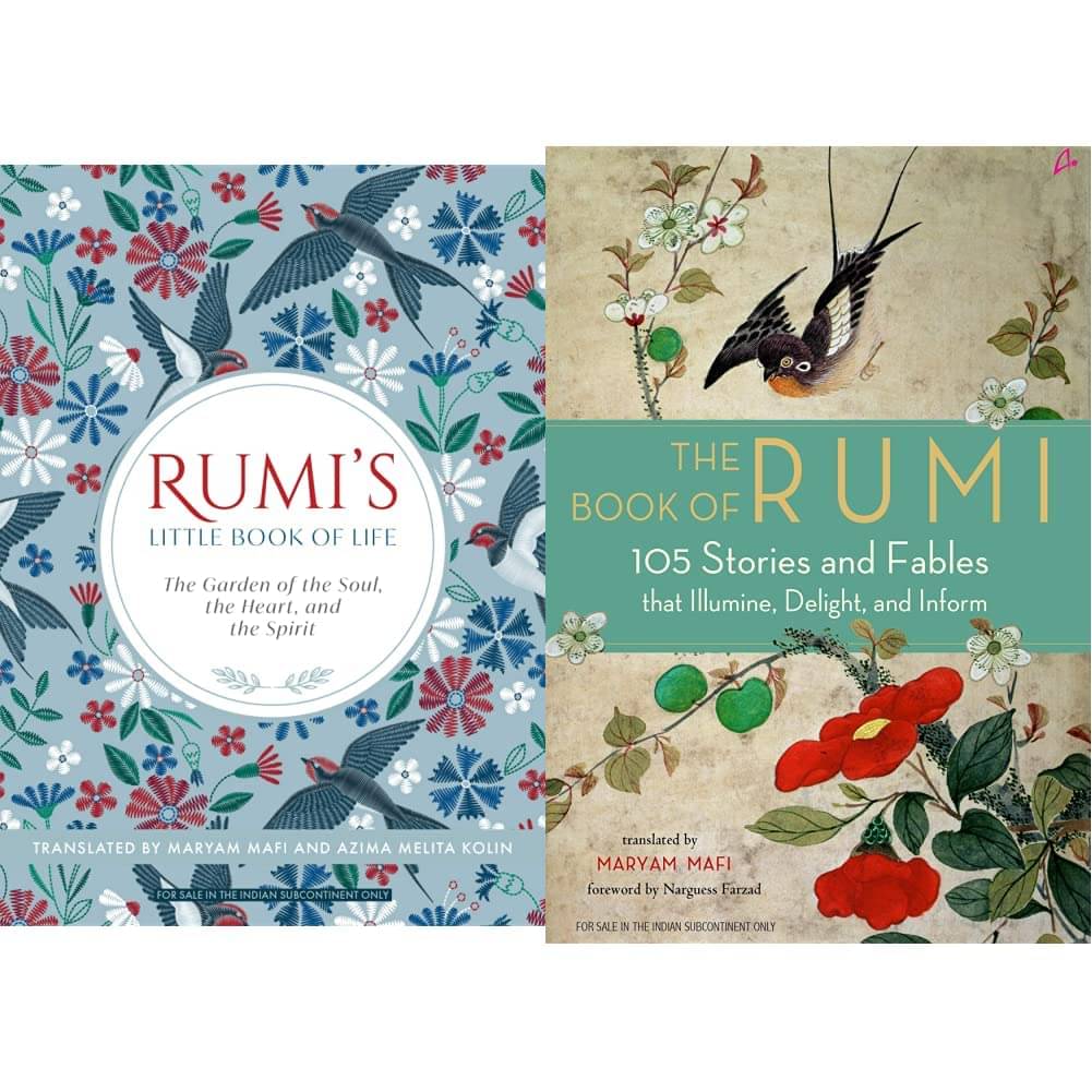 Rumi's Little Book of Life: The Garden of the Soul, the Heart, and the Spirit + The Book of Rumi: 105 Stories and Fables that Illumine, Delight, and Inform(Set of 2 Books)     			Rumi's Little Book of Life: The Garden of the Soul, the Heart, and the Spirit + The Book of Rumi: 105 Stories and Fables that Illumine, Delight, and Inform(Set of 2 Books)
