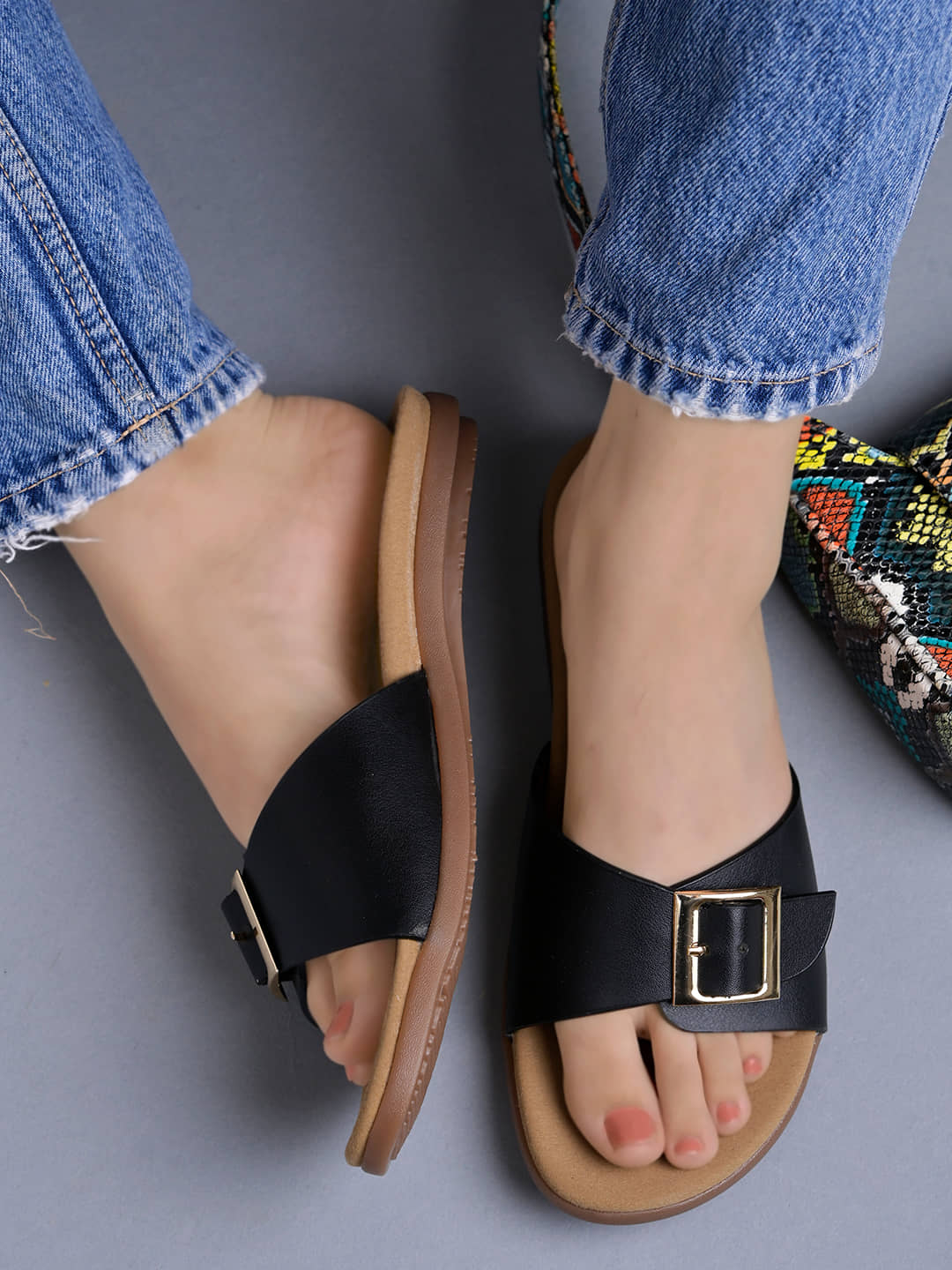 Shoetopia Black Women's Flats