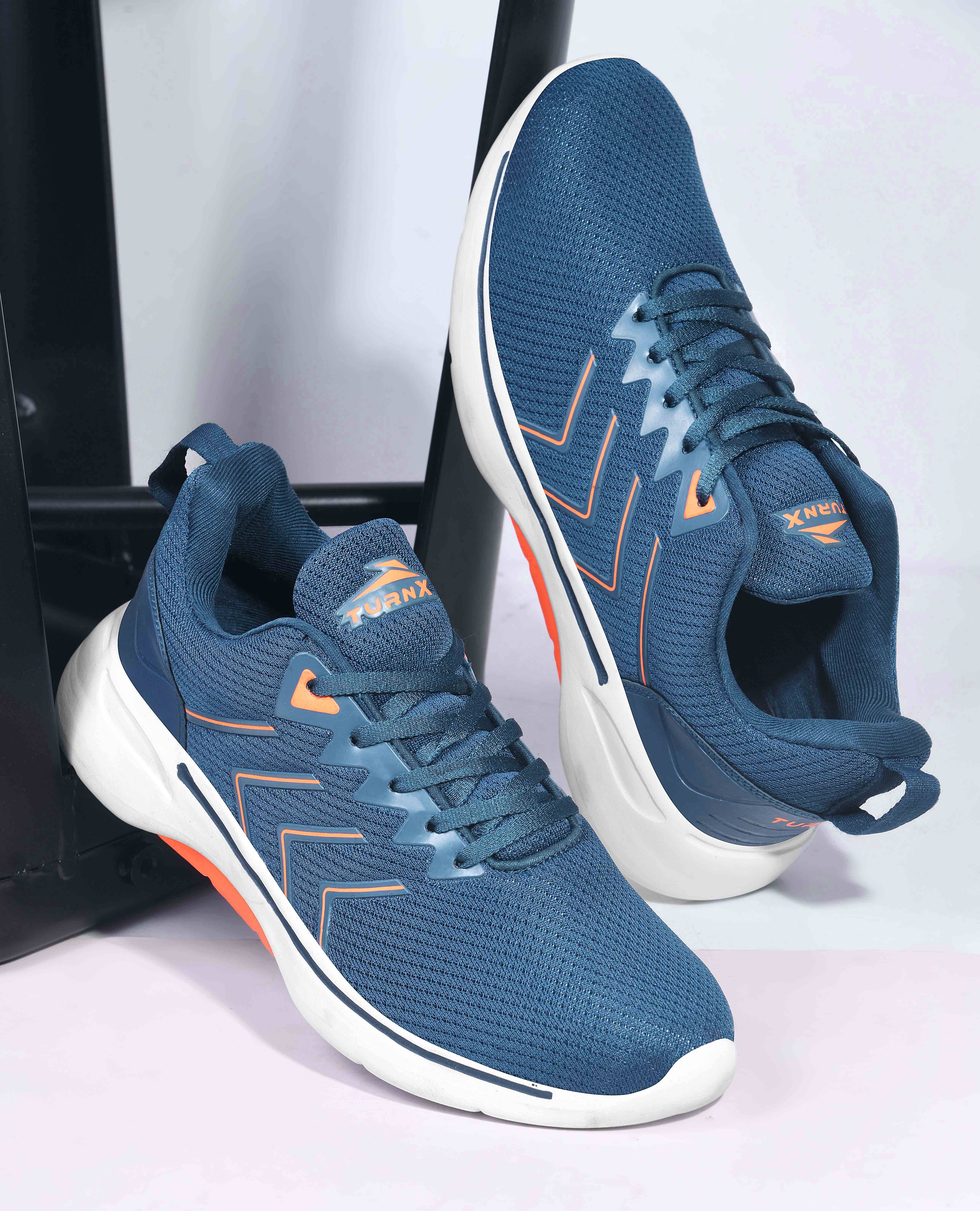 TurnX Ben_Teal Blue Blue Men's Sports Running Shoes TurnX Ben_Teal Blue Blue Men's Sports Running Shoes