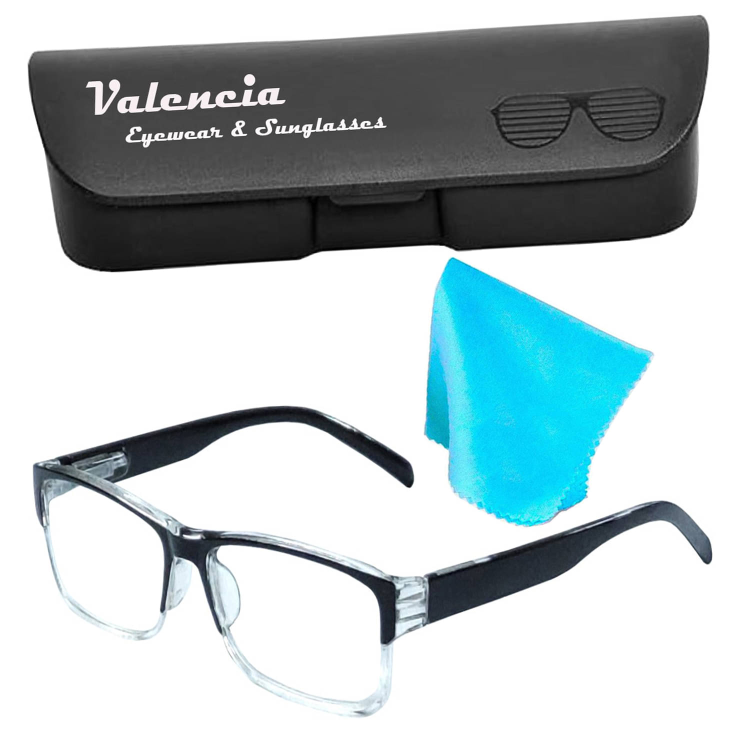     			Valencia Rectangle Full Rim Reading Glasses