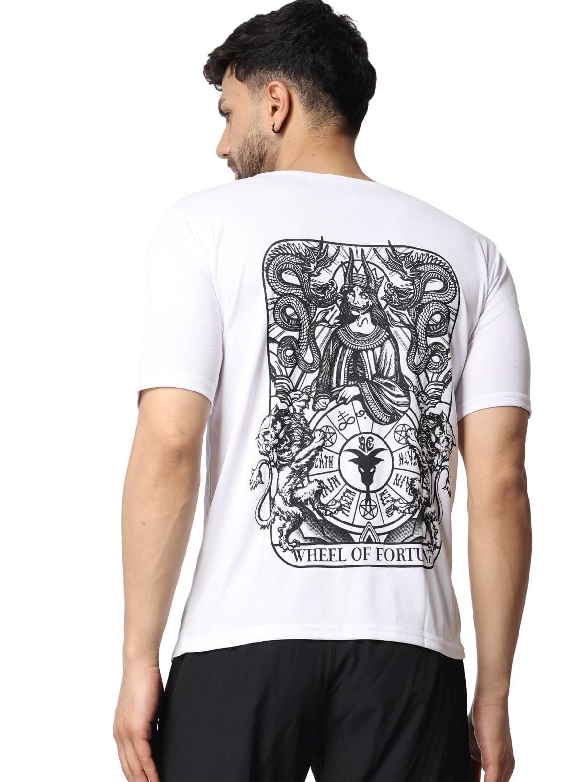 yellow tree Men Polyester Regular Fit Printed T-Shirt ( White ) yellow tree Men Polyester Regular Fit Printed T-Shirt ( White )