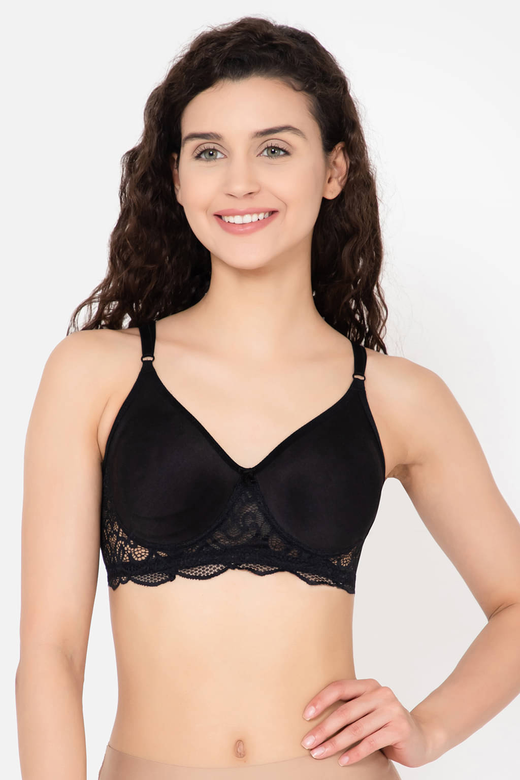 Clovia Cotton Non Padded Women's Everyday Bra ( Black ) BR3005P13     			Clovia Cotton Non Padded Women's Everyday Bra ( Black ) BR3005P13