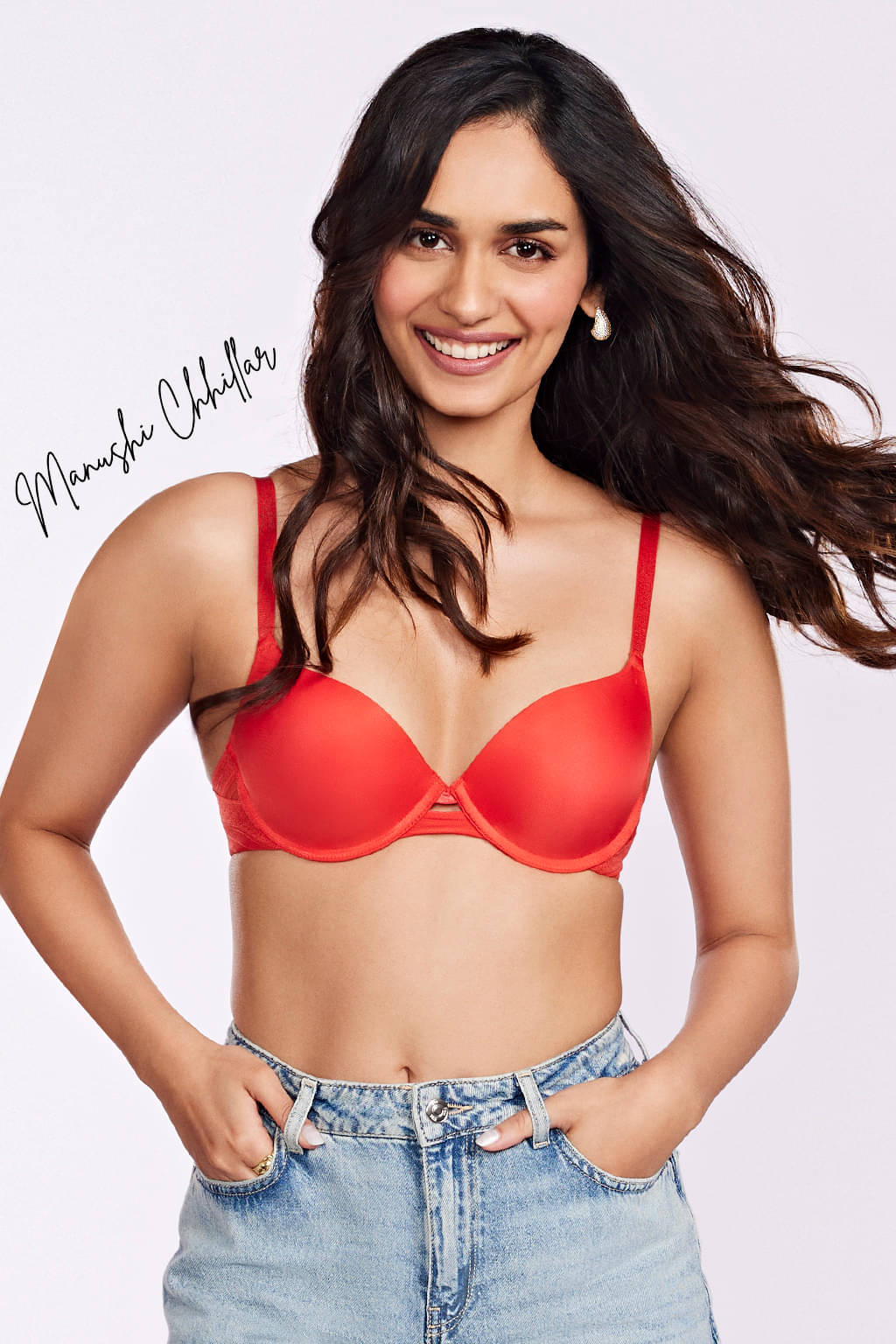 Clovia Nylon Heavily Padded Women's T-Shirt Bra ( Red ) BR5033R04 Clovia Nylon Heavily Padded Women's T-Shirt Bra ( Red ) BR5033R04