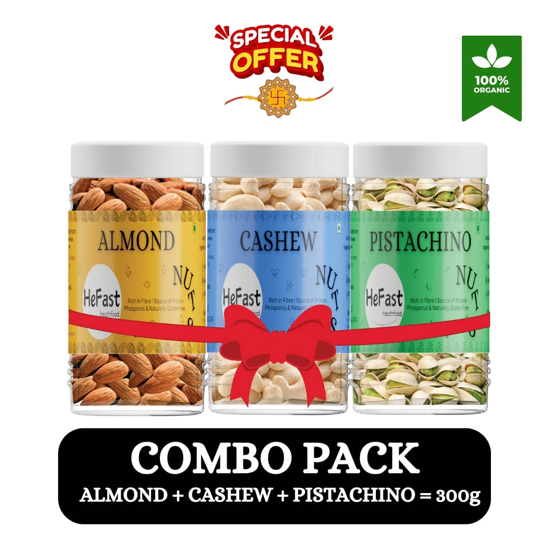     			HeFast Mixed Nuts 300g Pack of 3