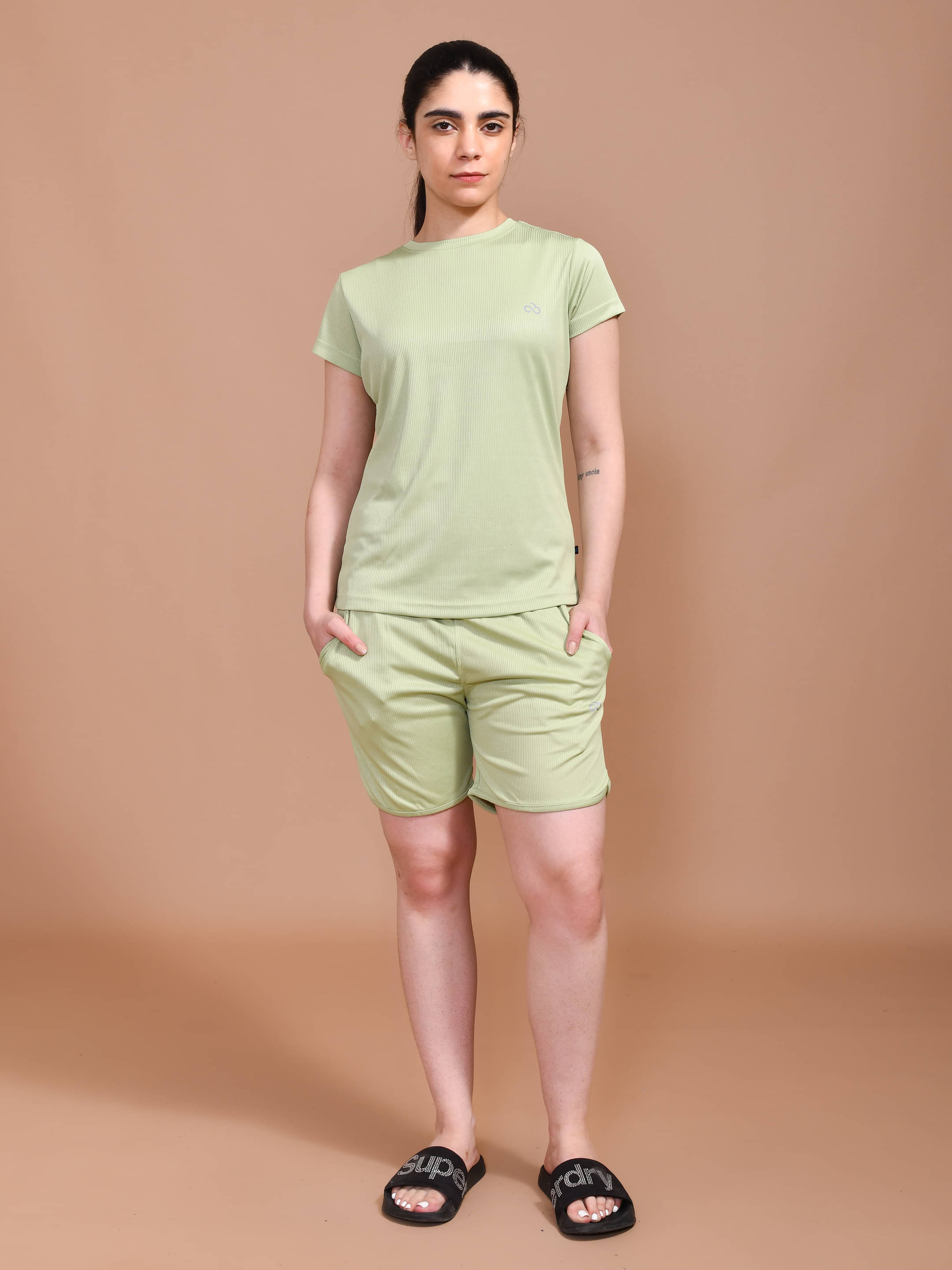     			SKYKNIT Green Polyester Women's Nightwear Nightsuit Sets ( Pack of 2 )