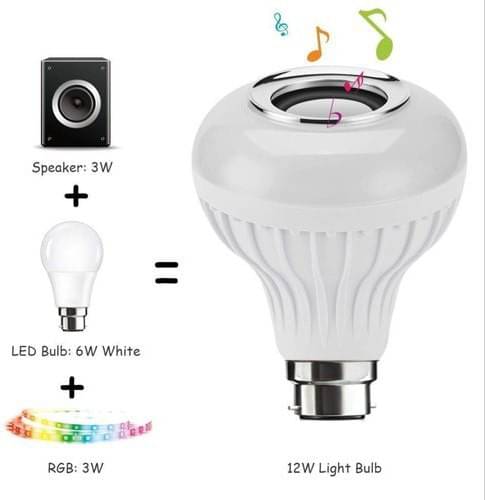     			SPARKWORLD 12W Cool Day Light Smart Bulb ( Single Pack )