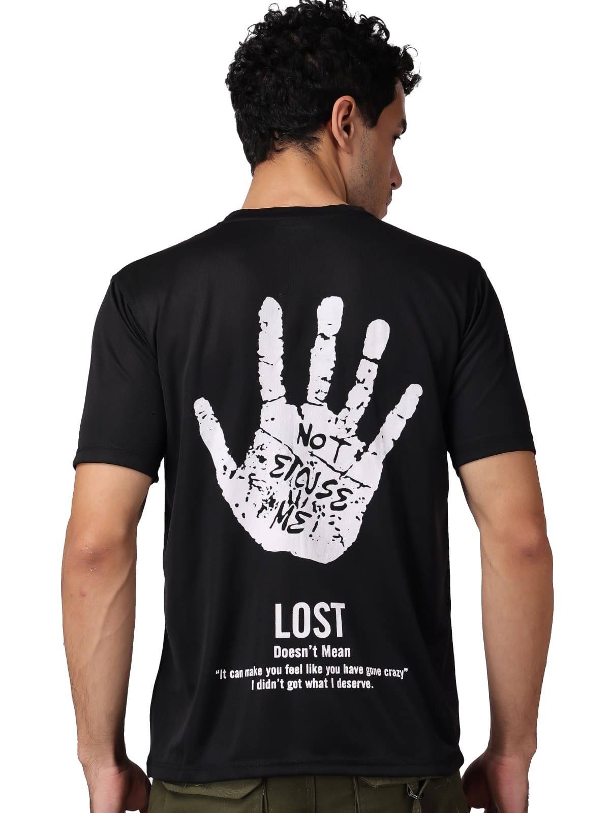 yellow tree Polyester Regular Fit Printed Half Sleeves Men's Round T-Shirt - Black ( Pack of 1 ) yellow tree Polyester Regular Fit Printed Half Sleeves Men's Round T-Shirt - Black ( Pack of 1 )