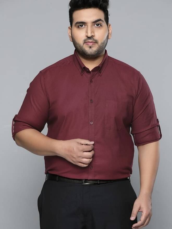 ADWYN PETER 100% Cotton Regular Fit Solids Full Sleeves Men's Casual Shirt - Red ( Pack of 1 ) ADWYN PETER 100% Cotton Regular Fit Solids Full Sleeves Men's Casual Shirt - Red ( Pack of 1 )