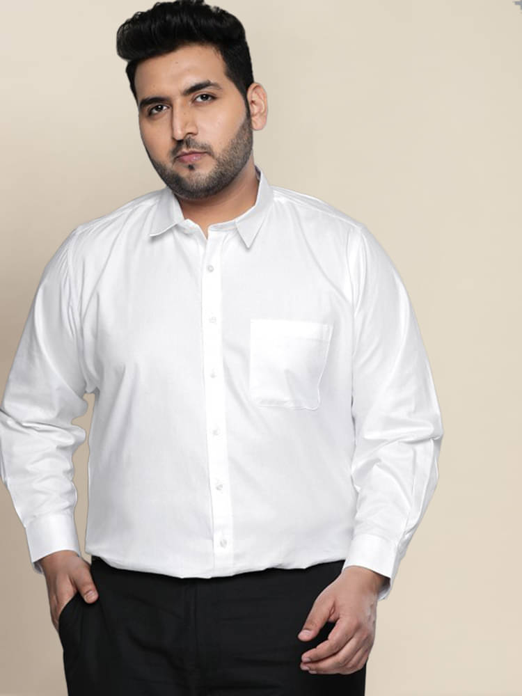 ADWYN PETER 100% Cotton Regular Fit Solids Full Sleeves Men's Casual Shirt - White ( Pack of 1 ) ADWYN PETER 100% Cotton Regular Fit Solids Full Sleeves Men's Casual Shirt - White ( Pack of 1 )