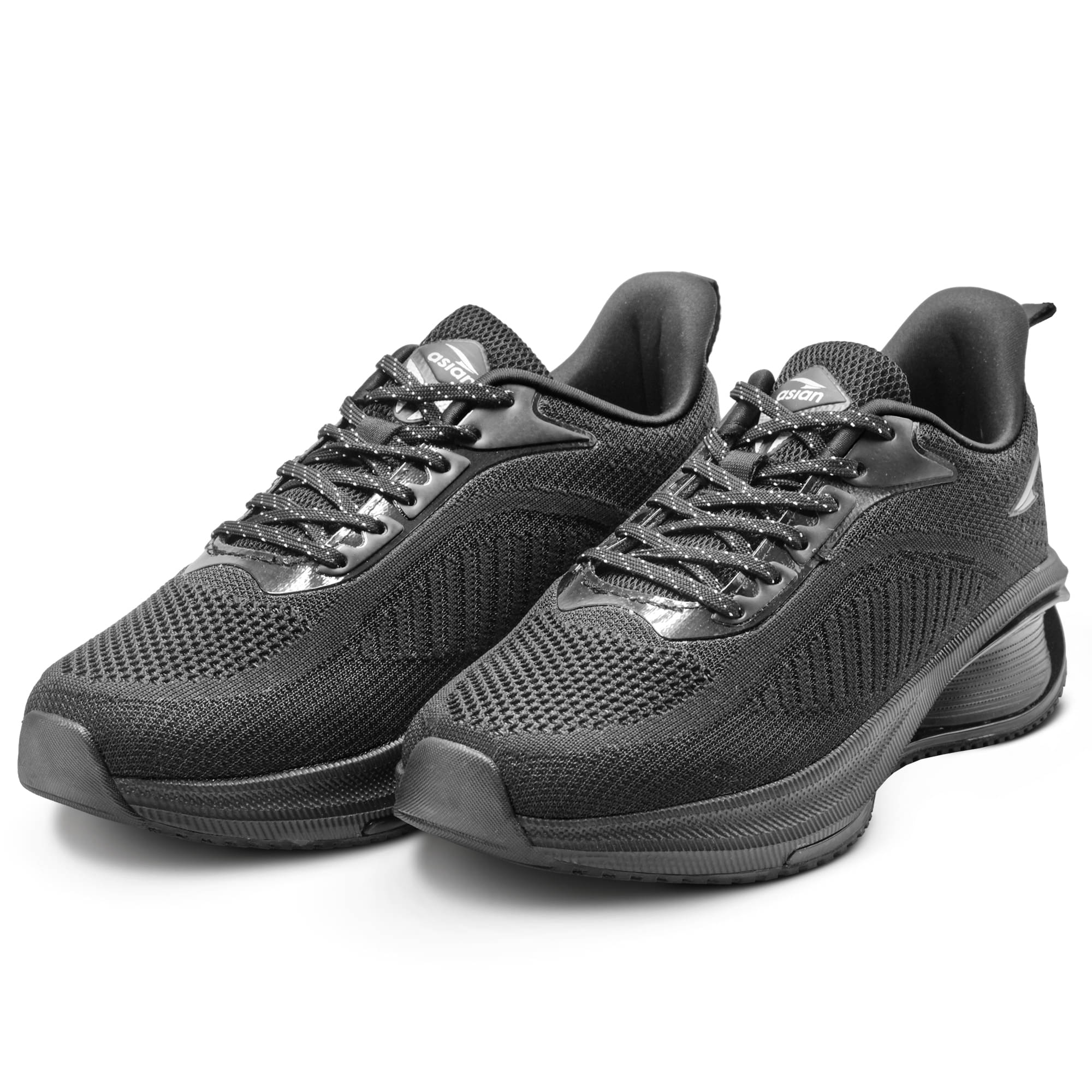     			ASIAN POWERPLAY-01 Black Men's Sports Running Shoes