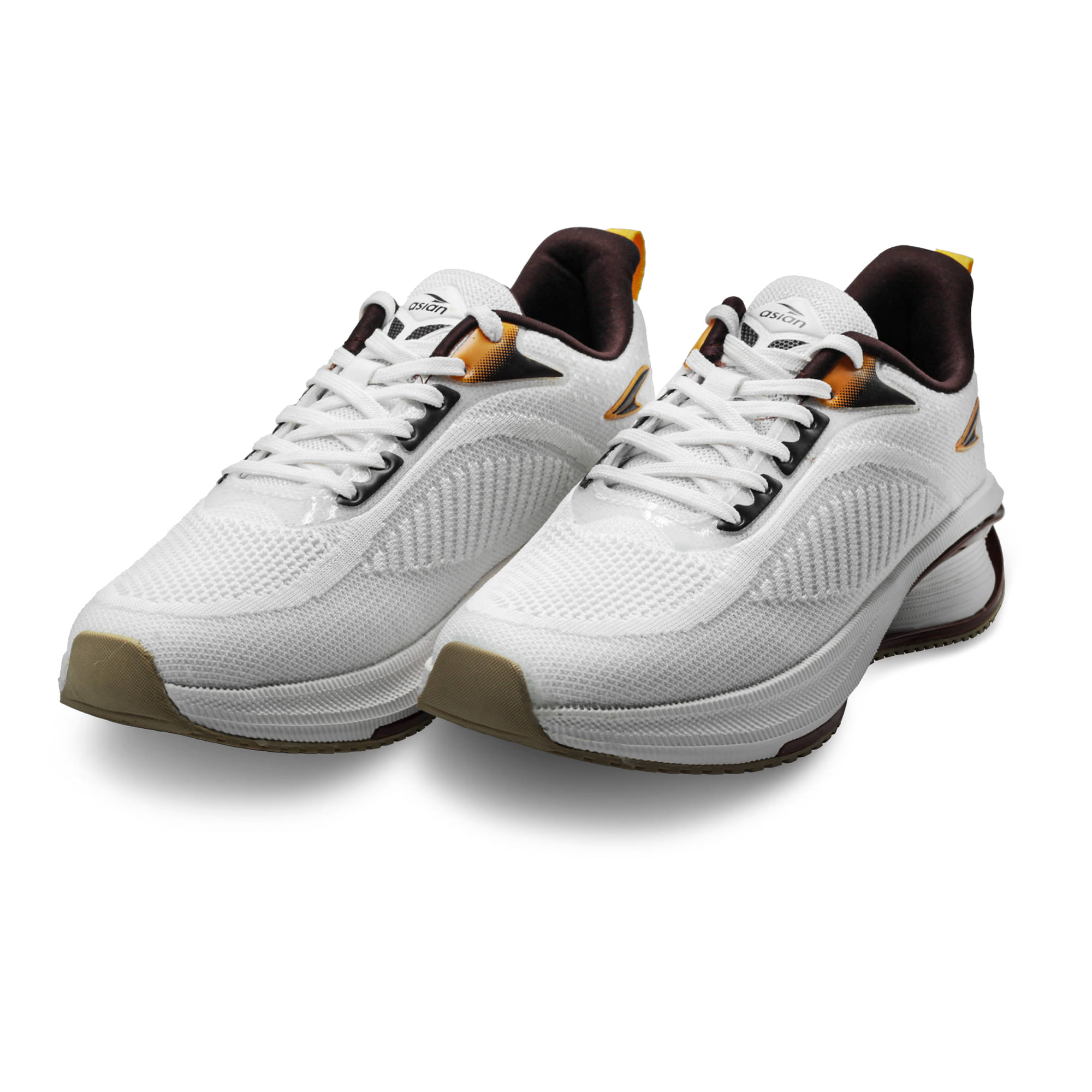     			ASIAN POWERPLAY-01 Off White Men's Sports Running Shoes