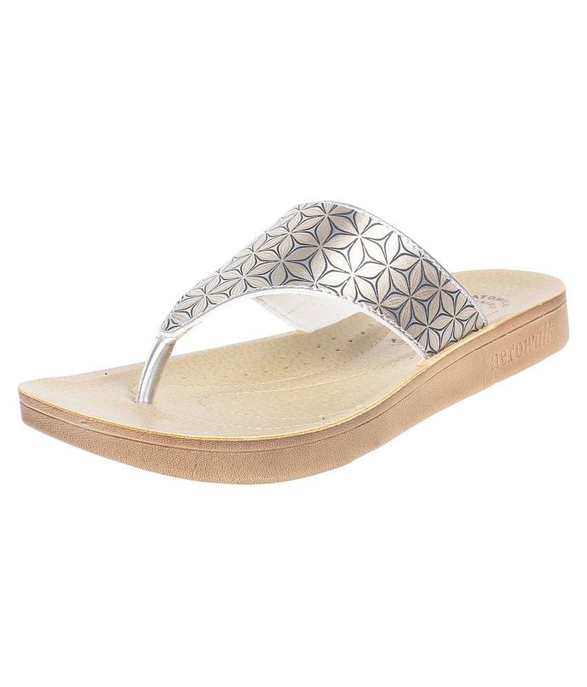     			Aerowalk Silver Women's Flats