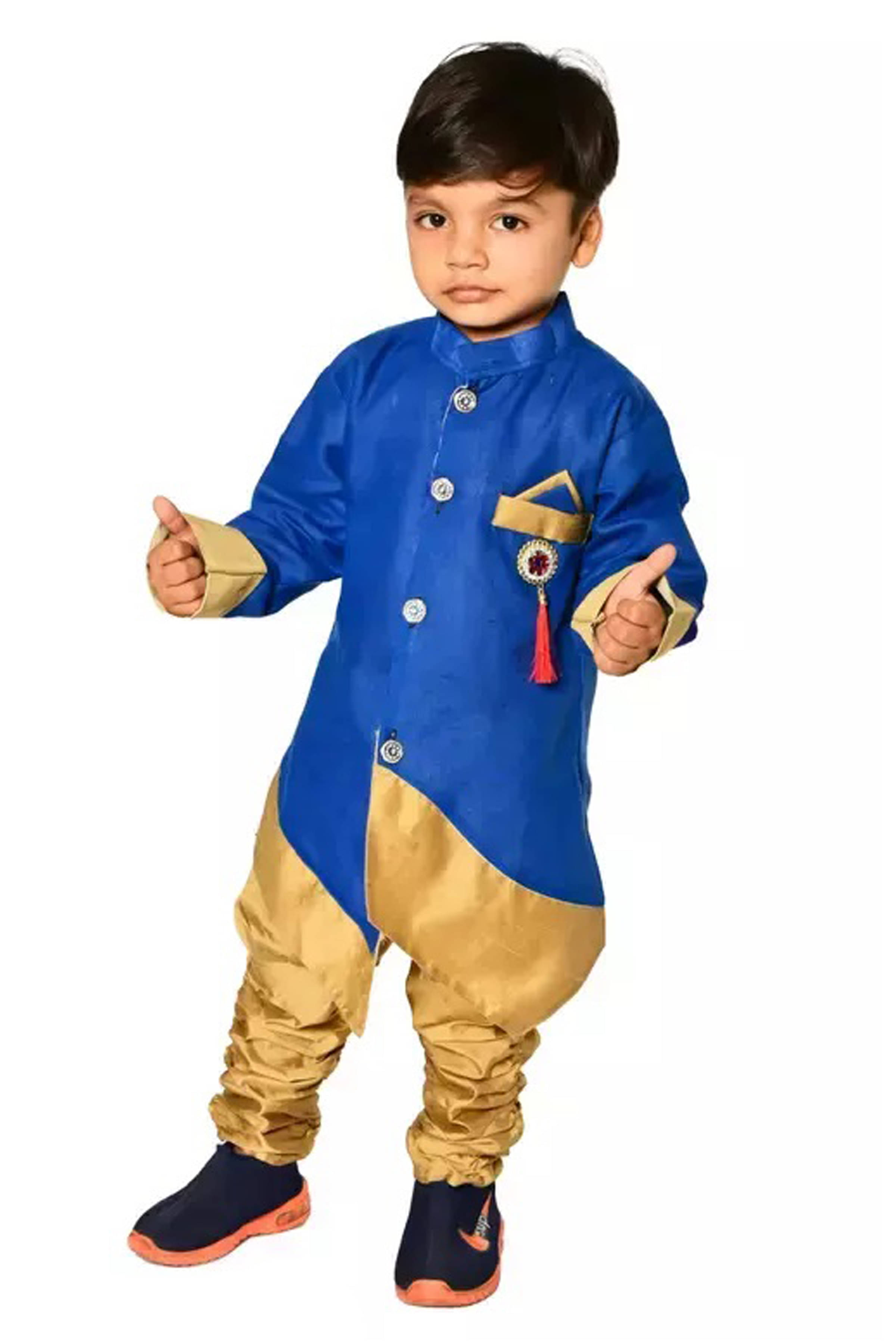 BACCHA GANG Pack of 1 Boys Cotton Blend ( Blue ) BACCHA GANG Pack of 1 Boys Cotton Blend ( Blue )