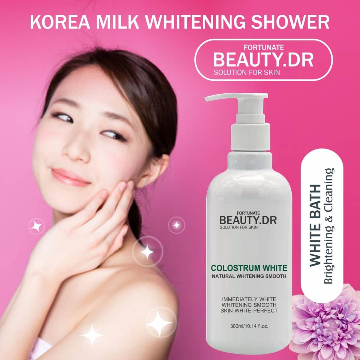 KOREAN BEAUTY.DR - KOREA GOAT MILK WHITENING SHOWER GEL,300ml