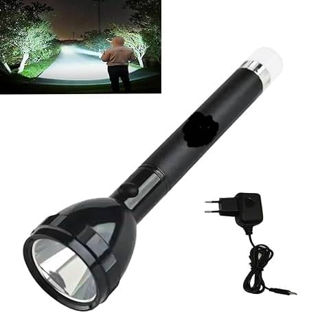    			Kadio - 2W Rechargeable Flashlight Torch ( Pack of 1 )