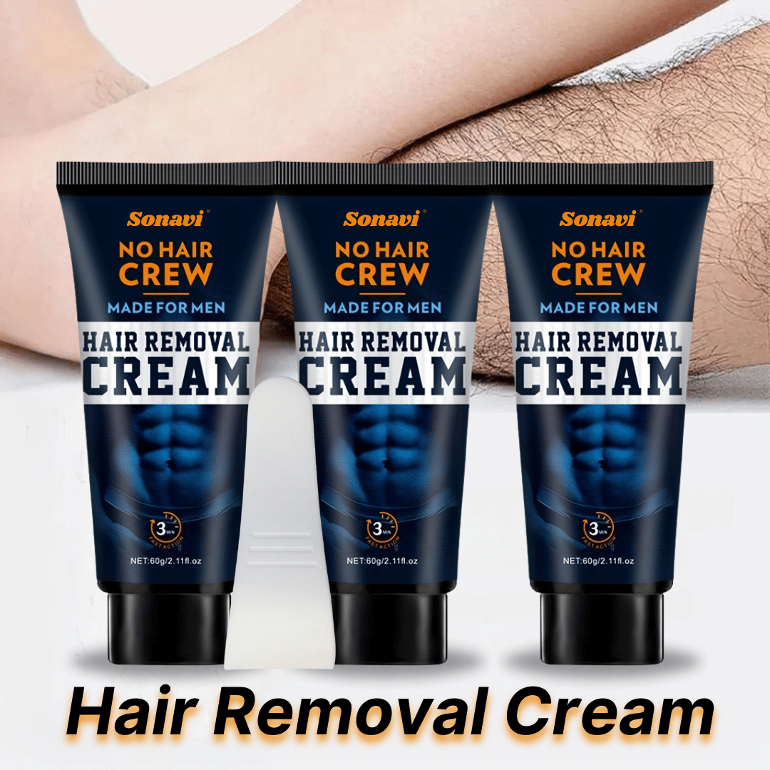 Sonavi Natural Hair Removal Cream for Men 60g ( Pack of 3 ) Sonavi Natural Hair Removal Cream for Men 60g ( Pack of 3 )
