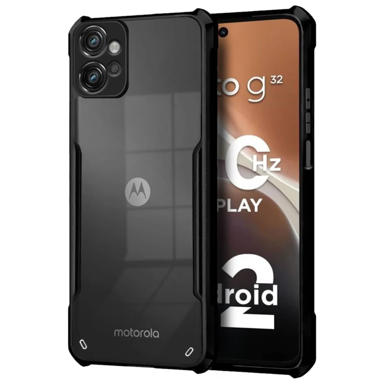 ZAMN Shock Proof Case Compatible For Polycarbonate Motorola G32 ( )