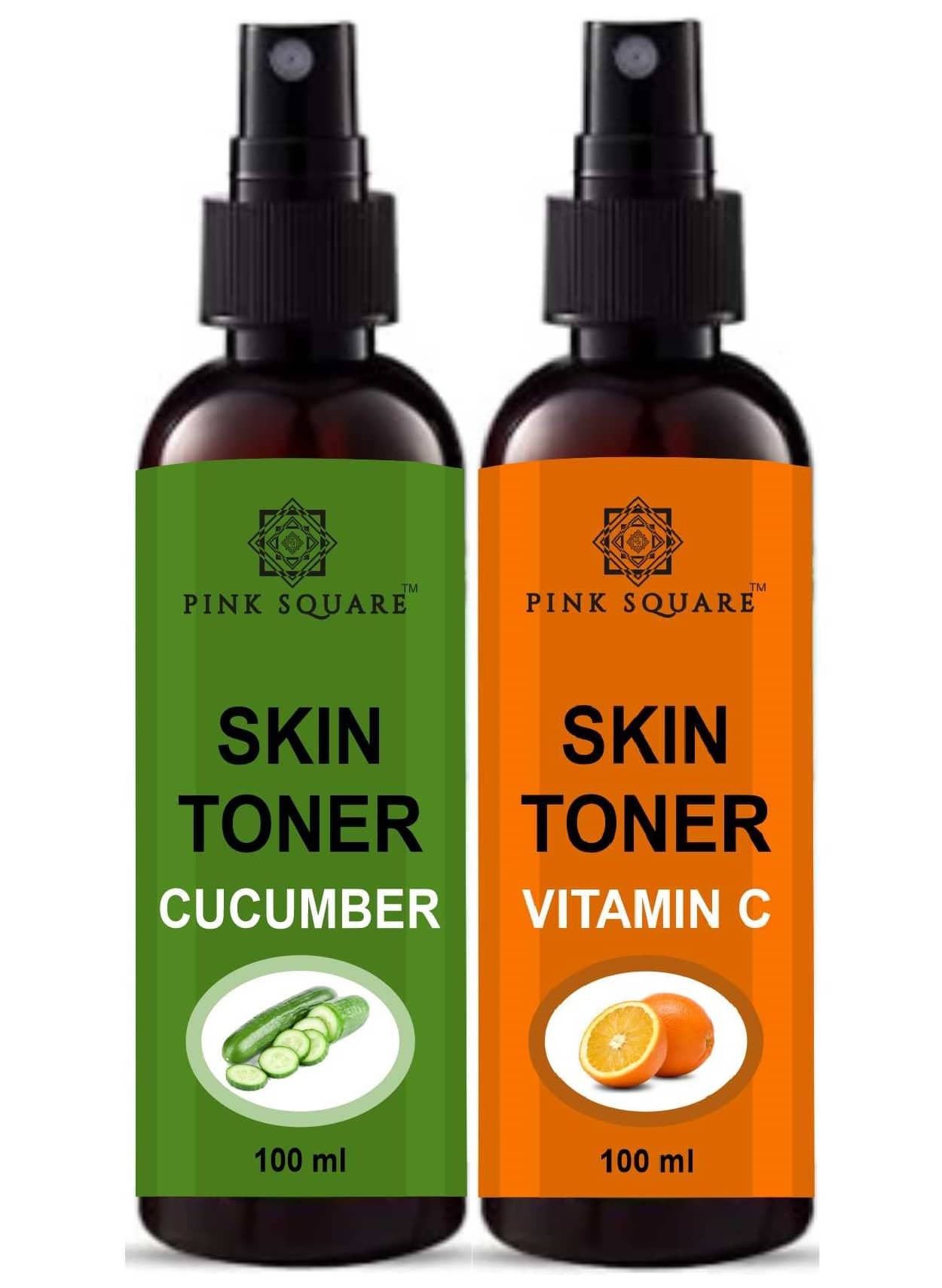 pink square Daily Care Skin Toner For All Skin Type ( Pack of 2 )