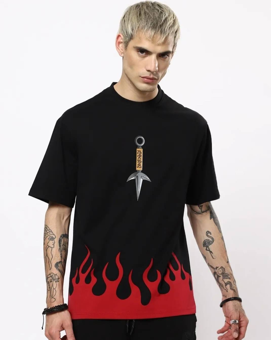     			yellow tree Pack of 1 Polyester Regular Fit Men's T-Shirt ( Black )