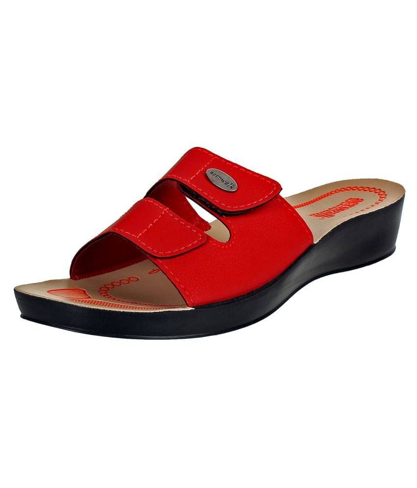     			Aerowalk Red Women's Flats