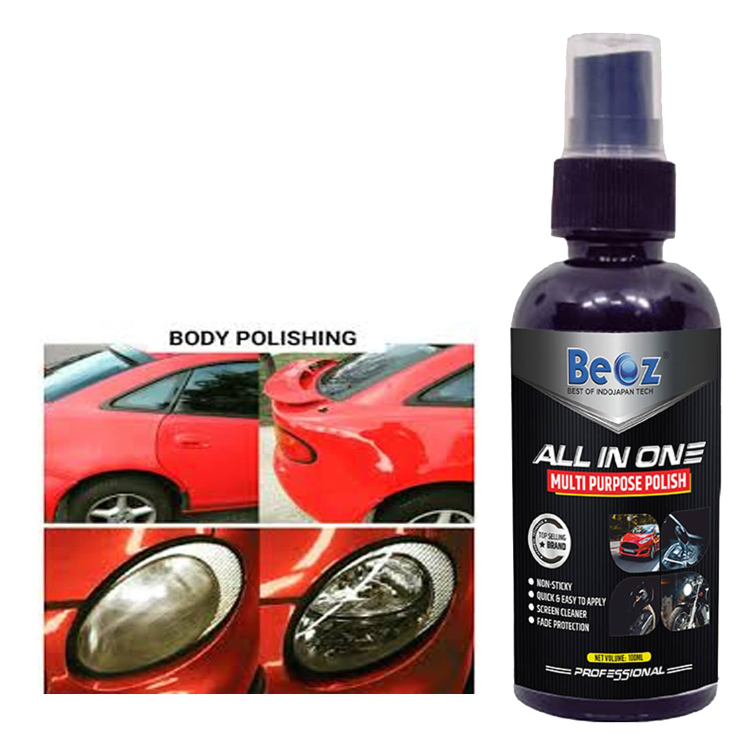 BEOZ - Finishing Metal Polish For All Cars & Motorbikes ( Pack of 1 )