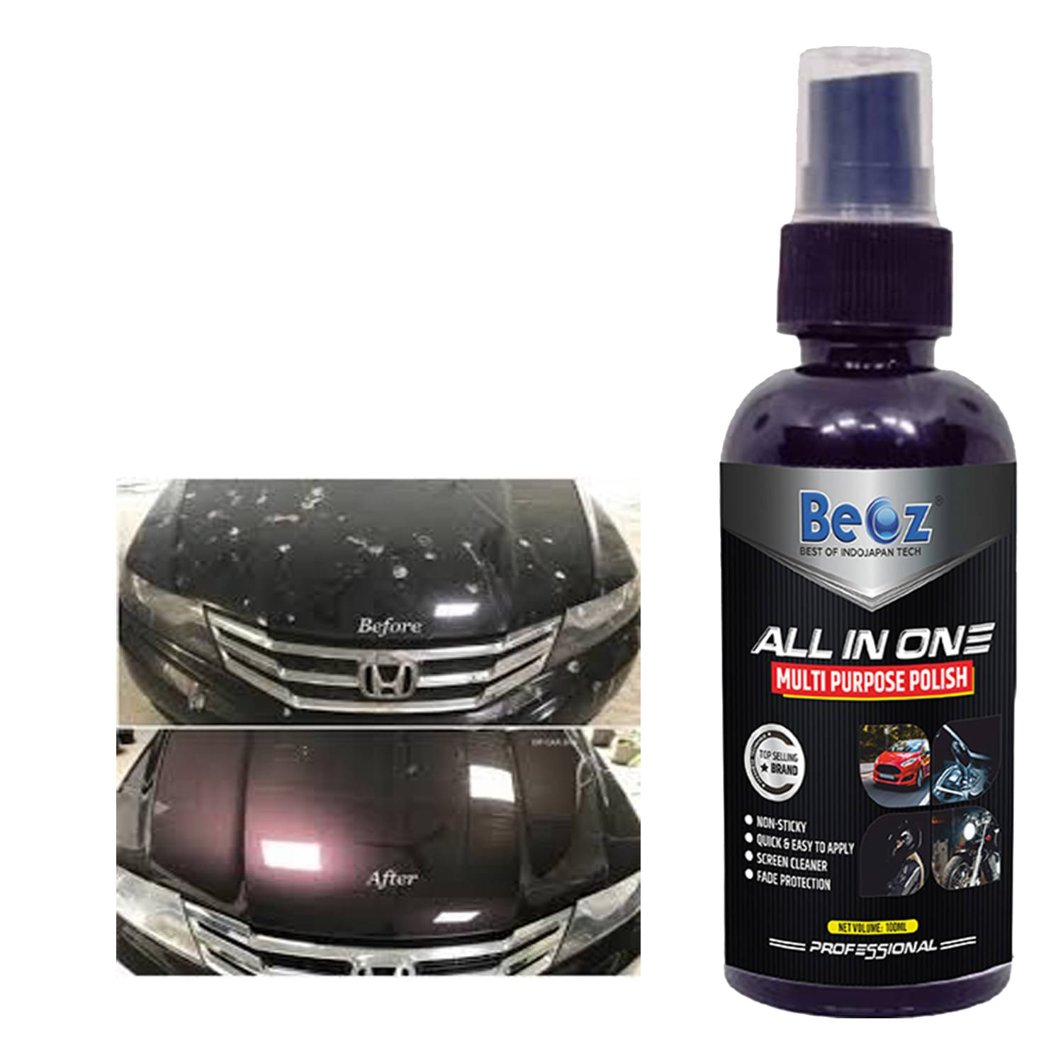 BEOZ - Heavy Cut Metal Polish For All Cars & Motorbikes ( Pack of 1 ) BEOZ - Heavy Cut Metal Polish For All Cars & Motorbikes ( Pack of 1 )