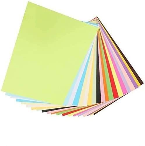    			Eclet A4 50 Coloured Sheets (5 Sheets each 5 color) Copy Printing/Art and Craft Paper Double Sided ColouredOffice Stationery Children's Day Gift, Birthday Gift, Party Favors,christmas decor etc..90