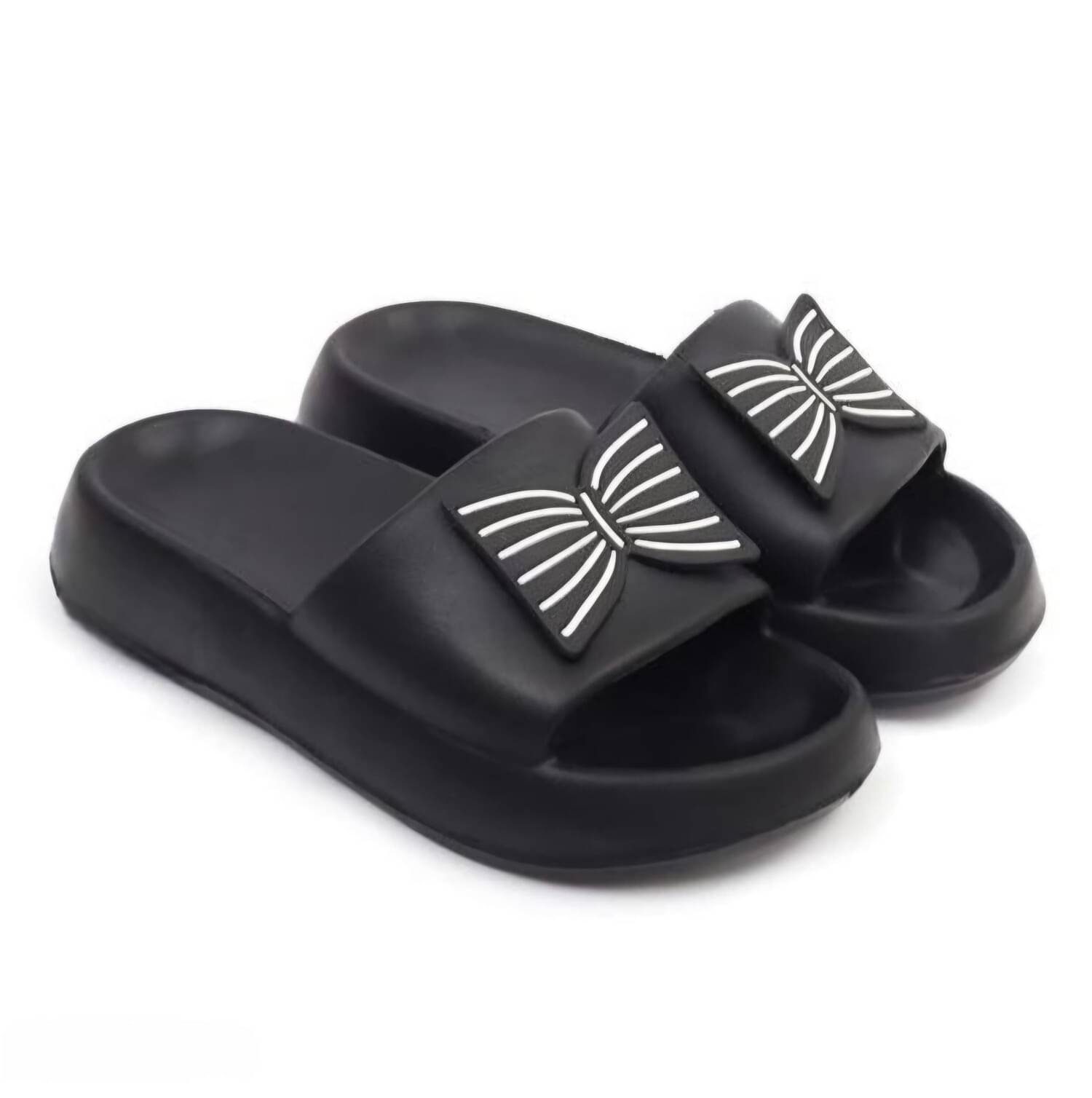     			FUSEOWL Black Women's Slide