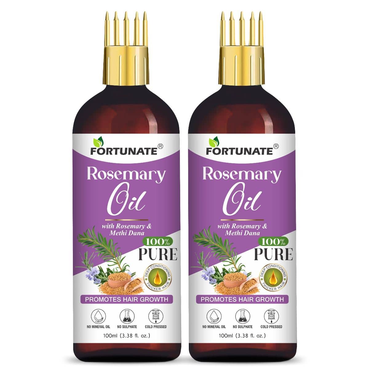 Rosemary Oil with Rosemary & Methi Dana for Controls Hair Fall, Hair Growth