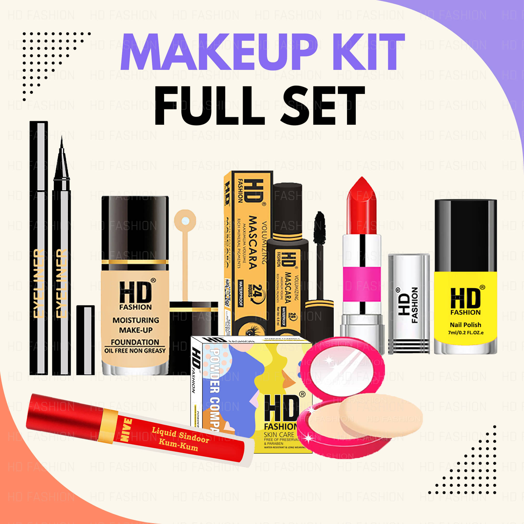 HD Fashion Makeup Kit Full Set , All-in-One Beauty Collection Makeup Kit Combo for Women 05 HD Fashion Makeup Kit Full Set , All-in-One Beauty Collection Makeup Kit Combo for Women 05