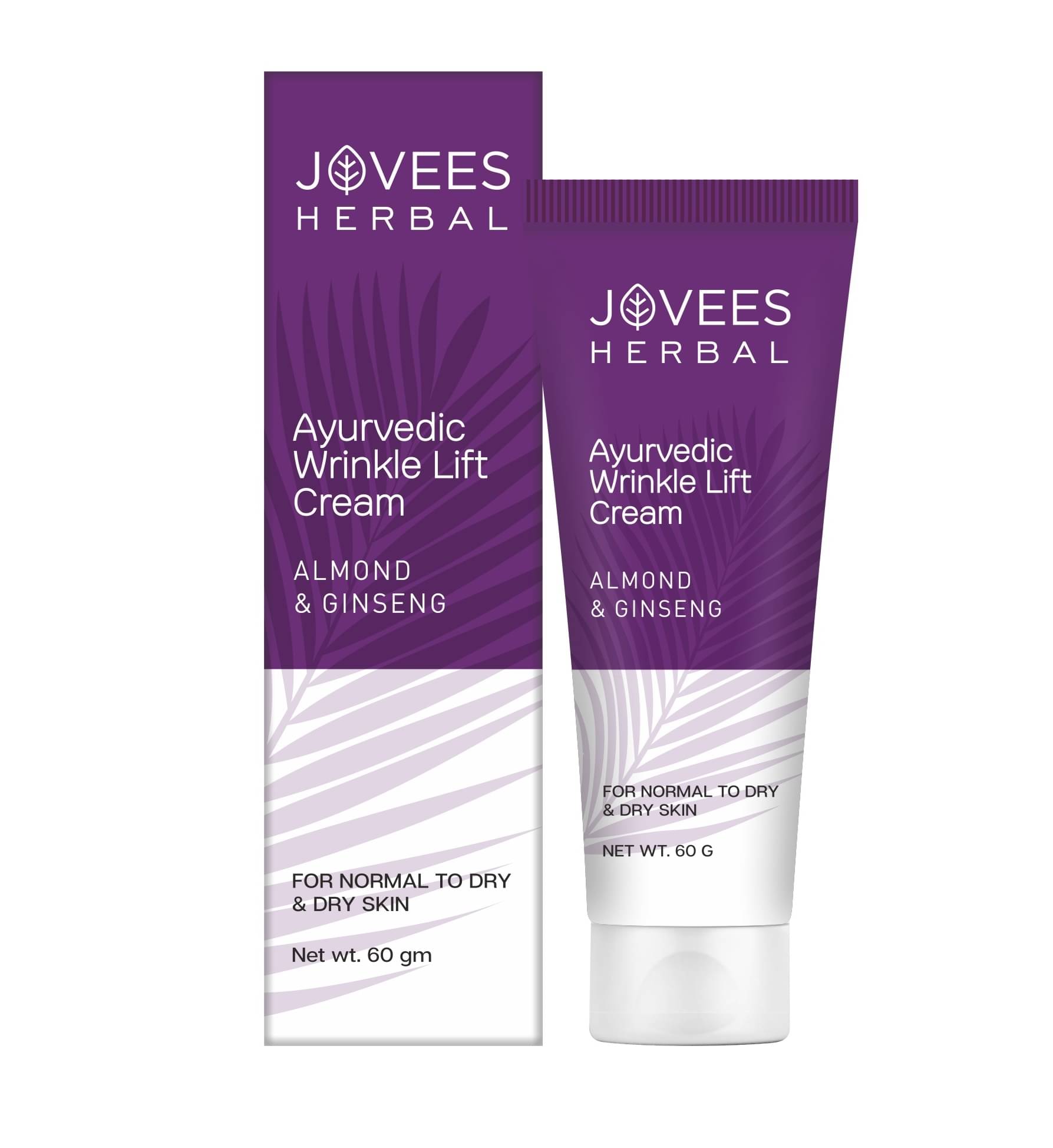     			Jovees Herbal Almond & Ginseng Wrinkle Lift Face Cream For Anti-Wrinkle, 60gm (Pack of 1)