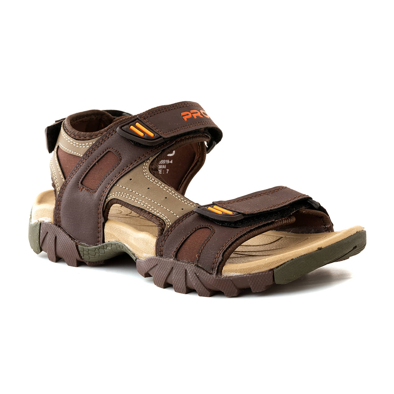     			KHADIM - Brown Men's Floater Sandals
