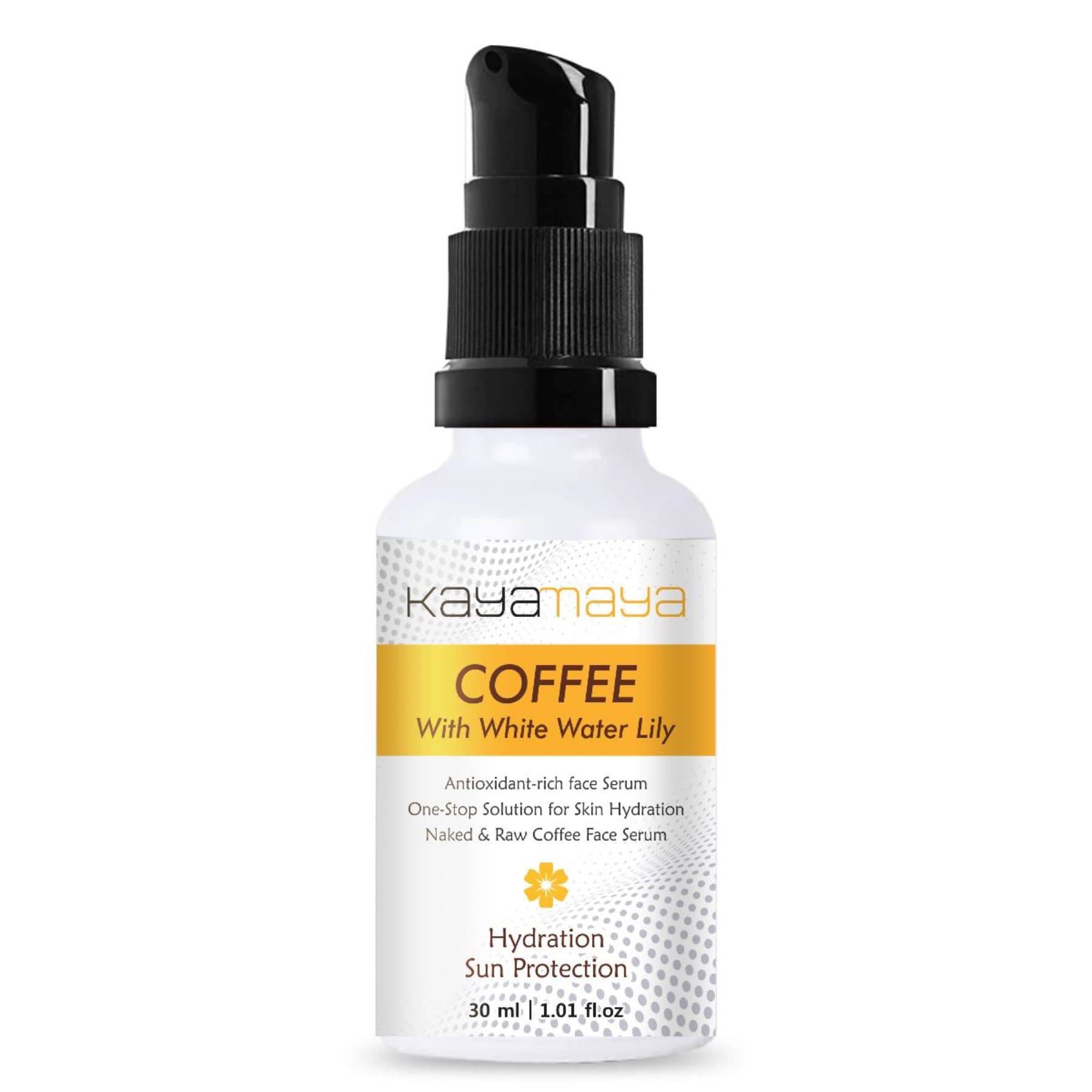 Coffee Face Serum with Hyaluronic Acid, Vitamin E, for Sun Protection, All Skin Types