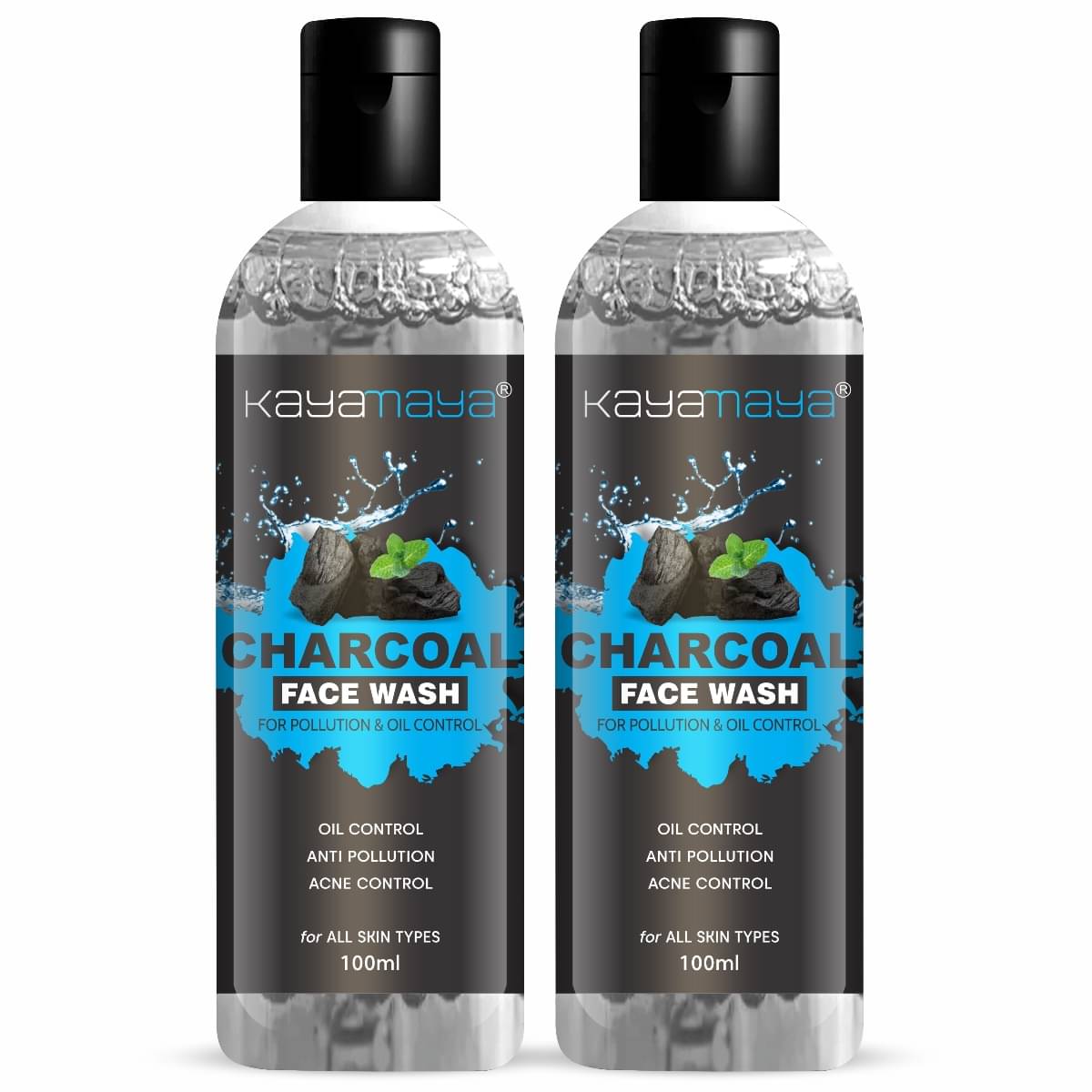 Charcoal Facewash For Deep Cleaning Pack Of 2 Face Wash Charcoal Facewash For Deep Cleaning Pack Of 2 Face Wash