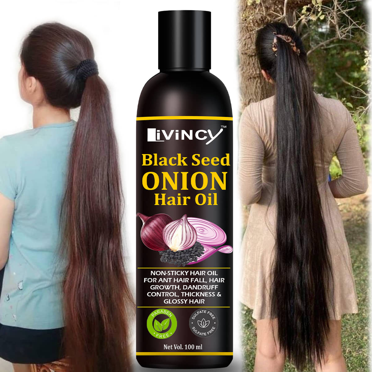LIVINCY Hair Growth Onion Oil 100 ml ( Pack of 1 )
