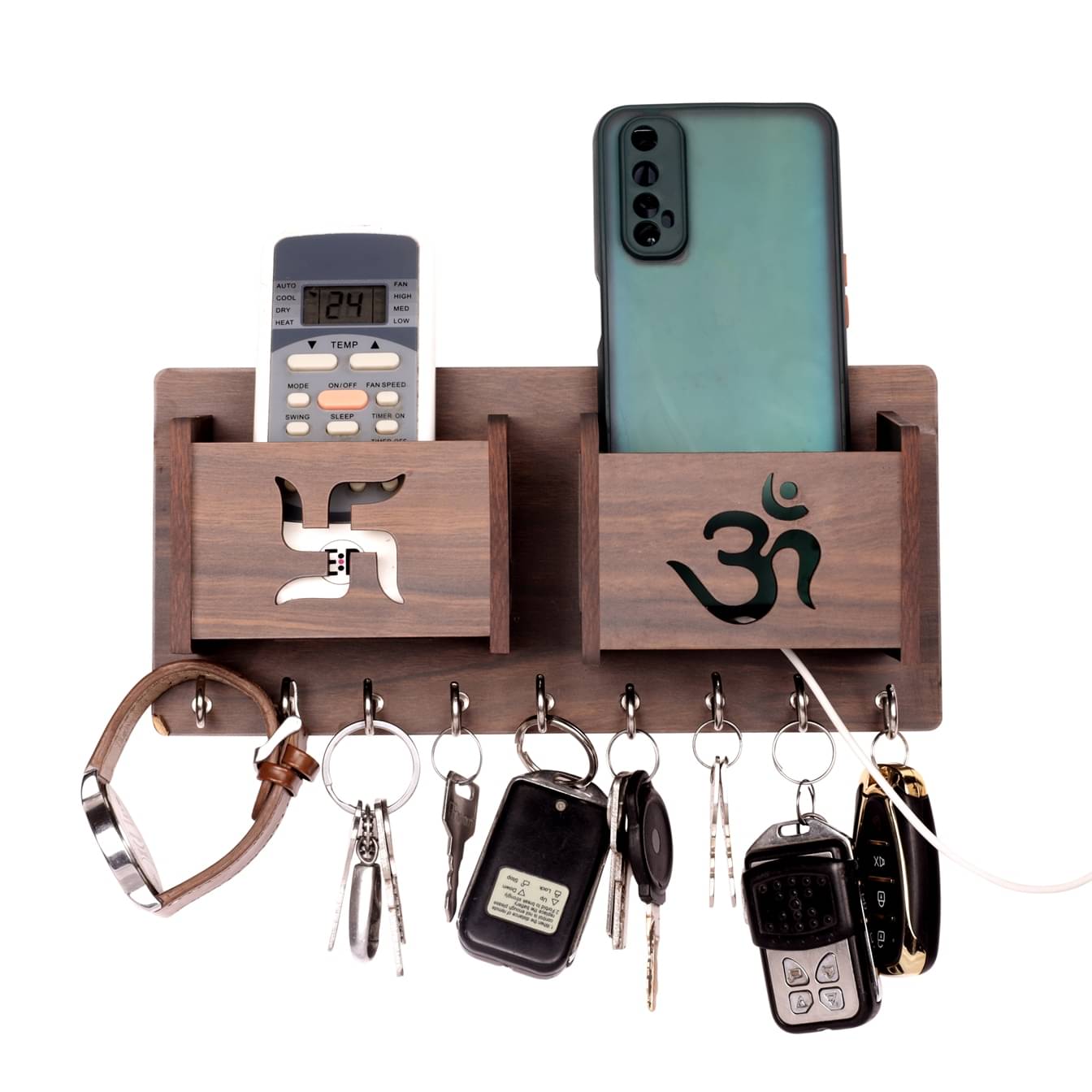     			Pockester Adjustable Mobile Holder for Smartphones ( Brown )