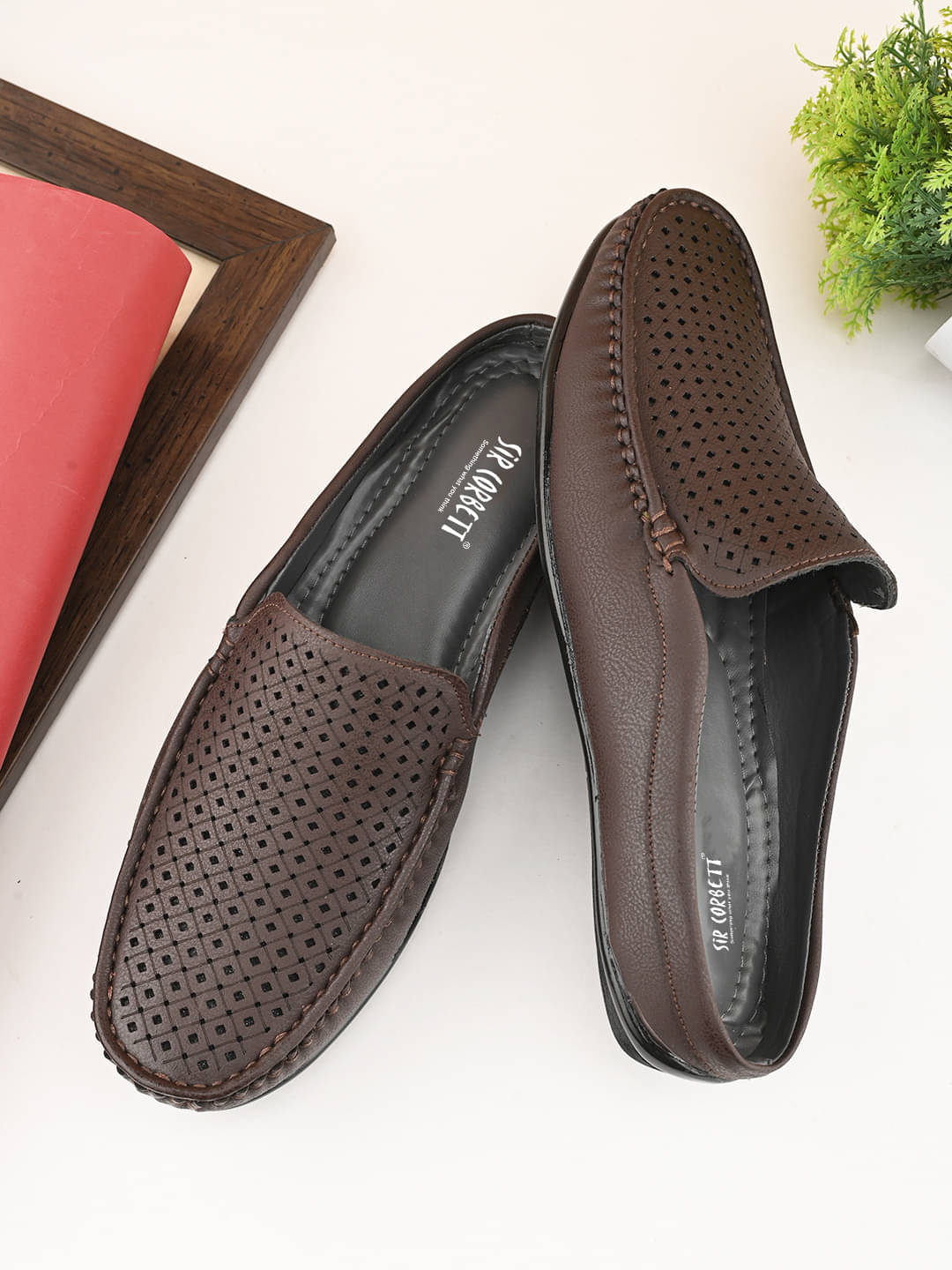     			Sir Corbett Brown Men's Slip on