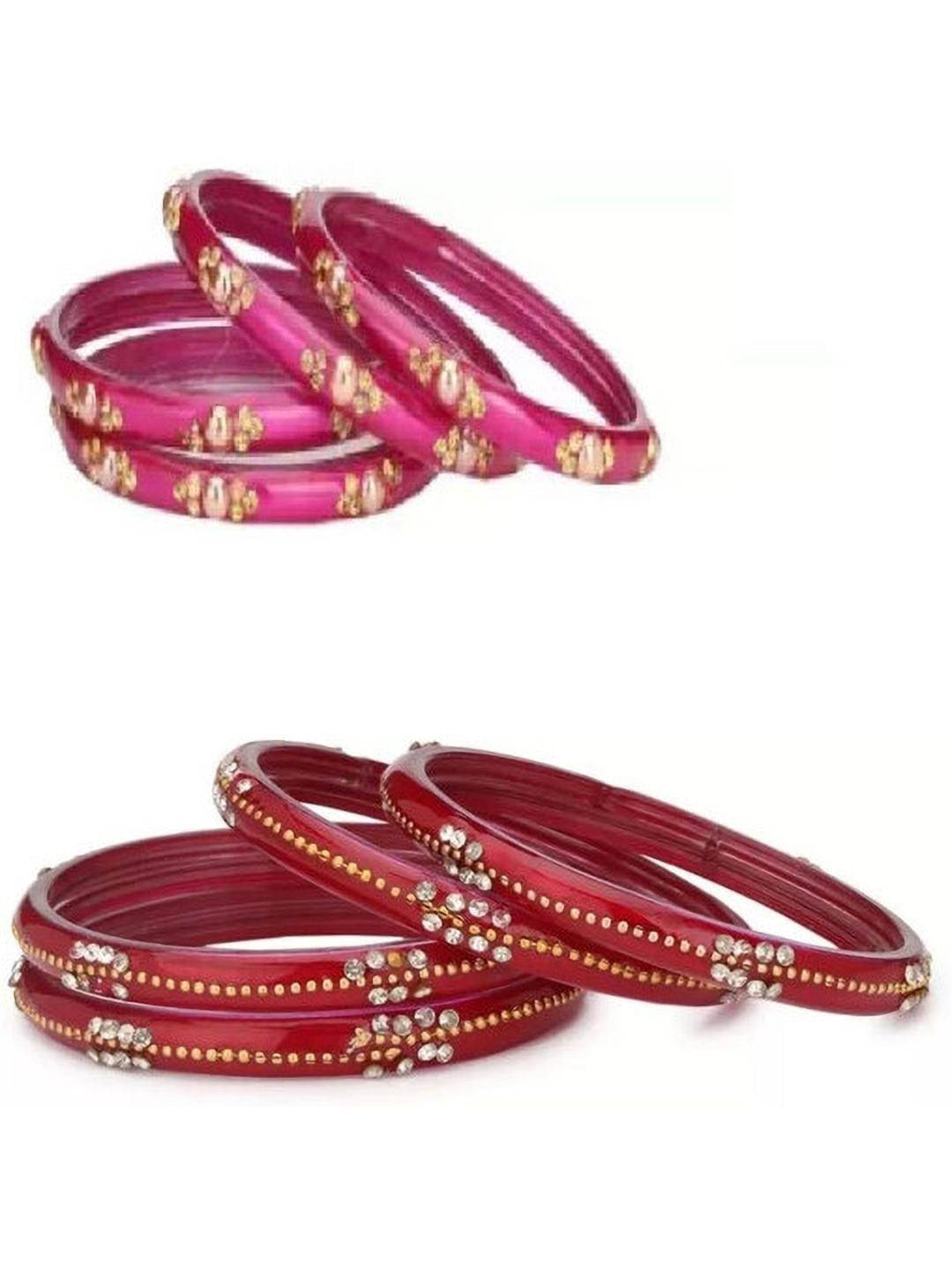     			Somil Multicolor Bangle Set ( Pack of 8 )