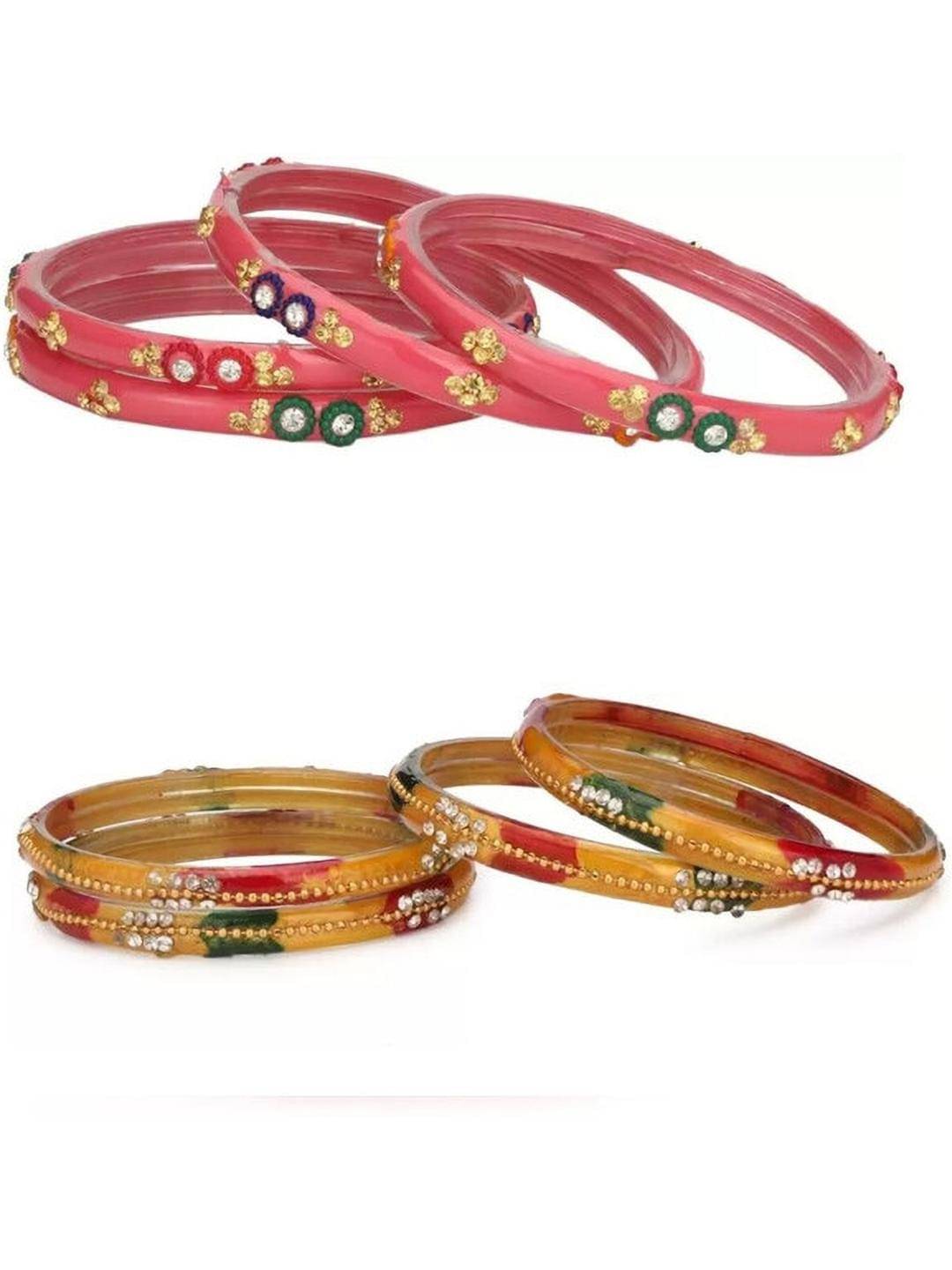Somil Multicolor Bangle Set ( Pack of 8 ) Somil Multicolor Bangle Set ( Pack of 8 )