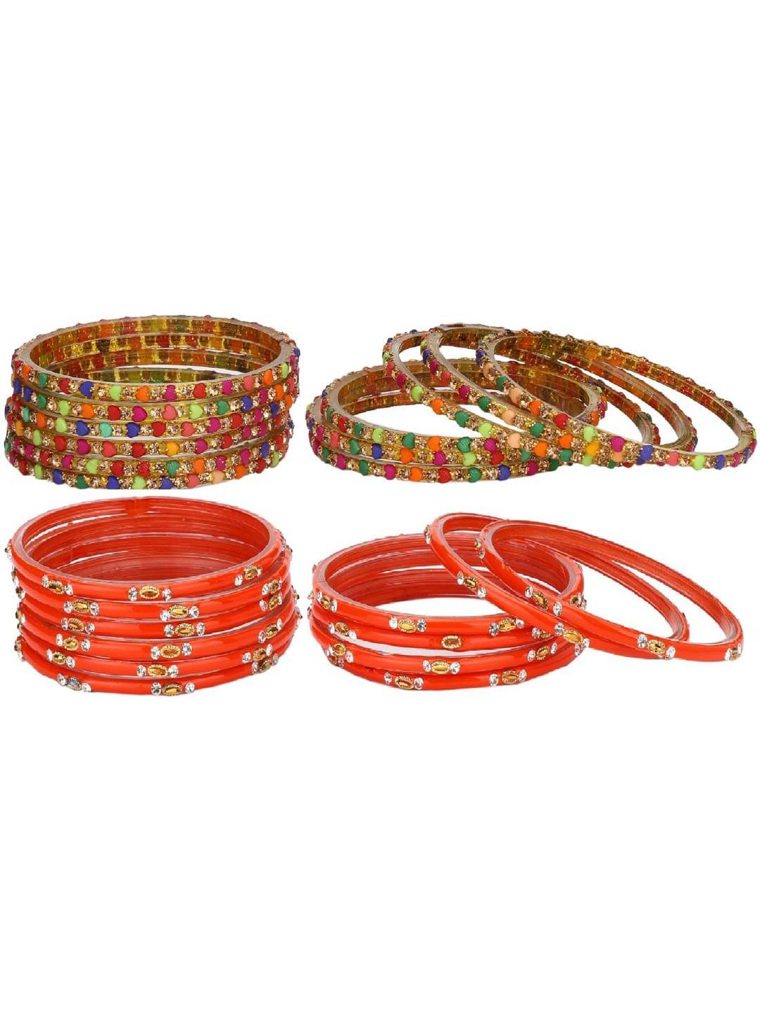 Somil Multicolor Bangle Set ( Pack of 24 ) Somil Multicolor Bangle Set ( Pack of 24 )