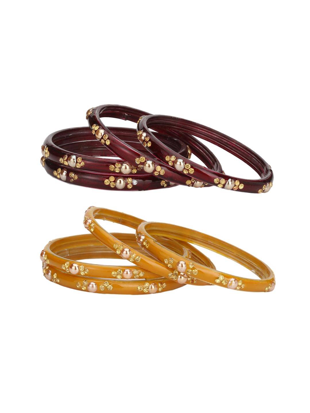 Somil Multicolor Bangle Set ( Pack of 8 ) Somil Multicolor Bangle Set ( Pack of 8 )