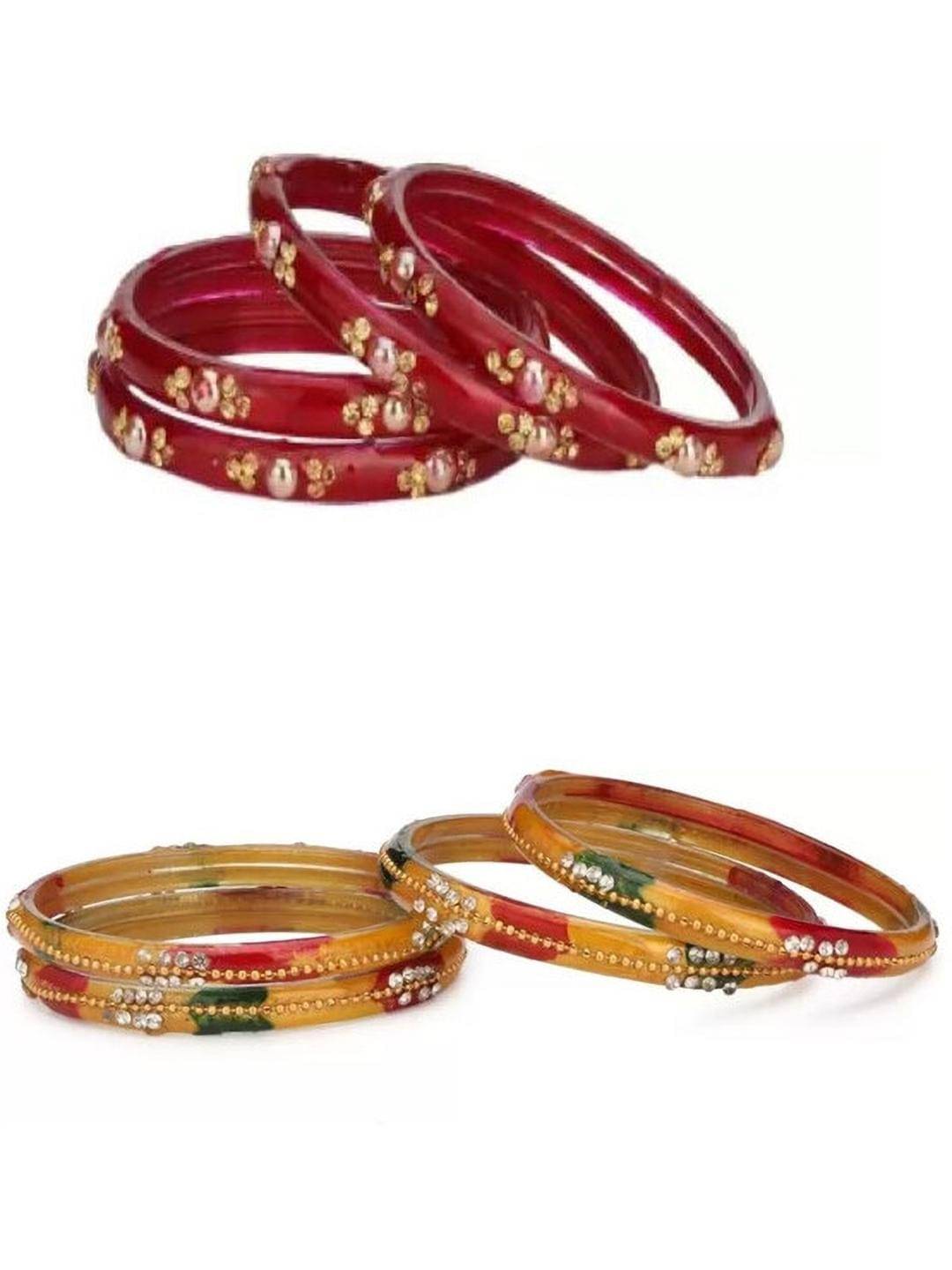 Somil Multicolor Bangle Set ( Pack of 8 ) Somil Multicolor Bangle Set ( Pack of 8 )